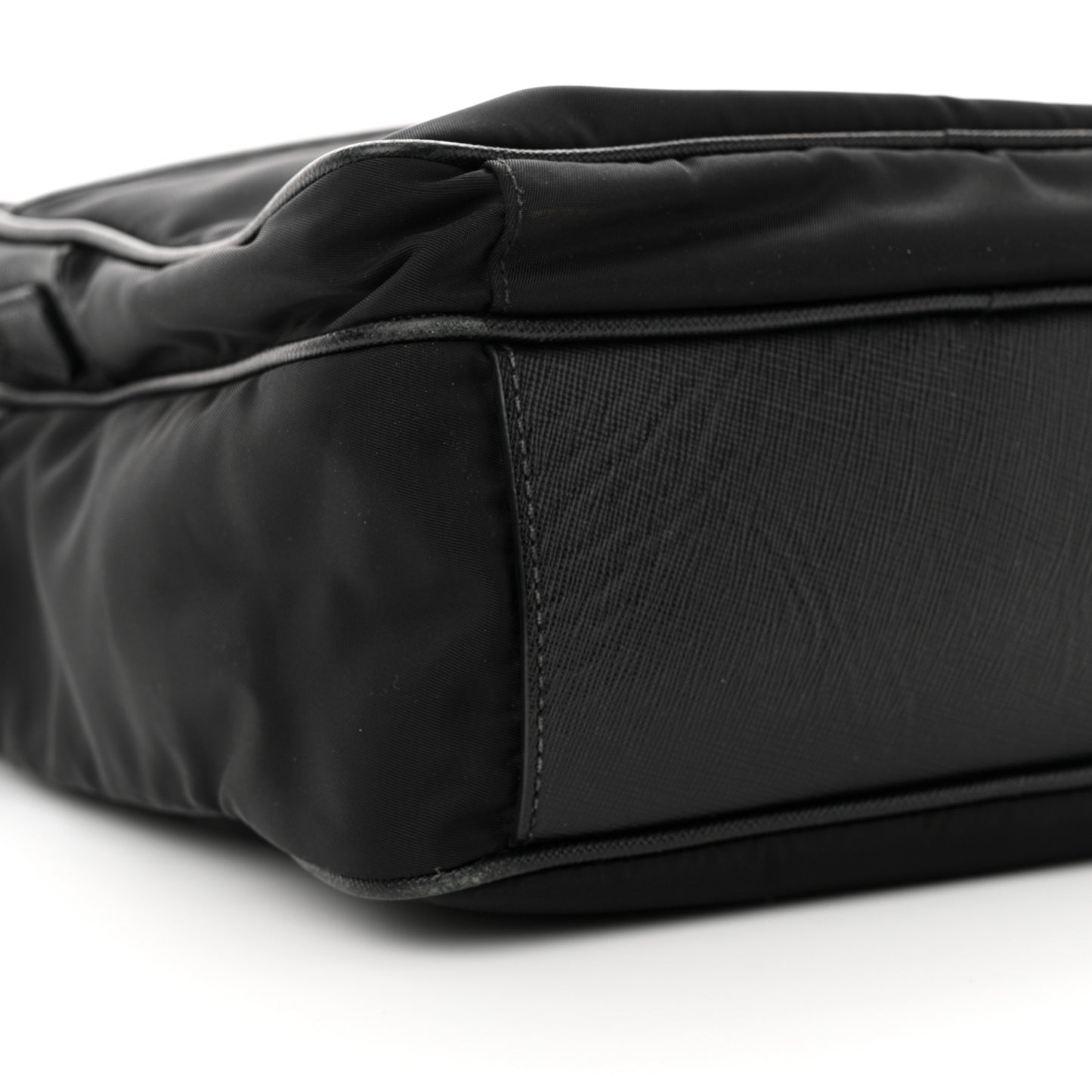 Tessuto Nylon Messenger Bag Black