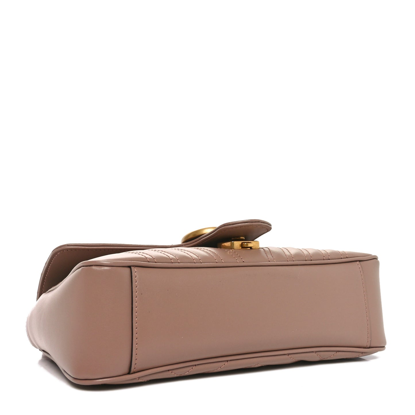 Calfskin Matelasse Small GG Marmont Shoulder Bag Porcelain Rose