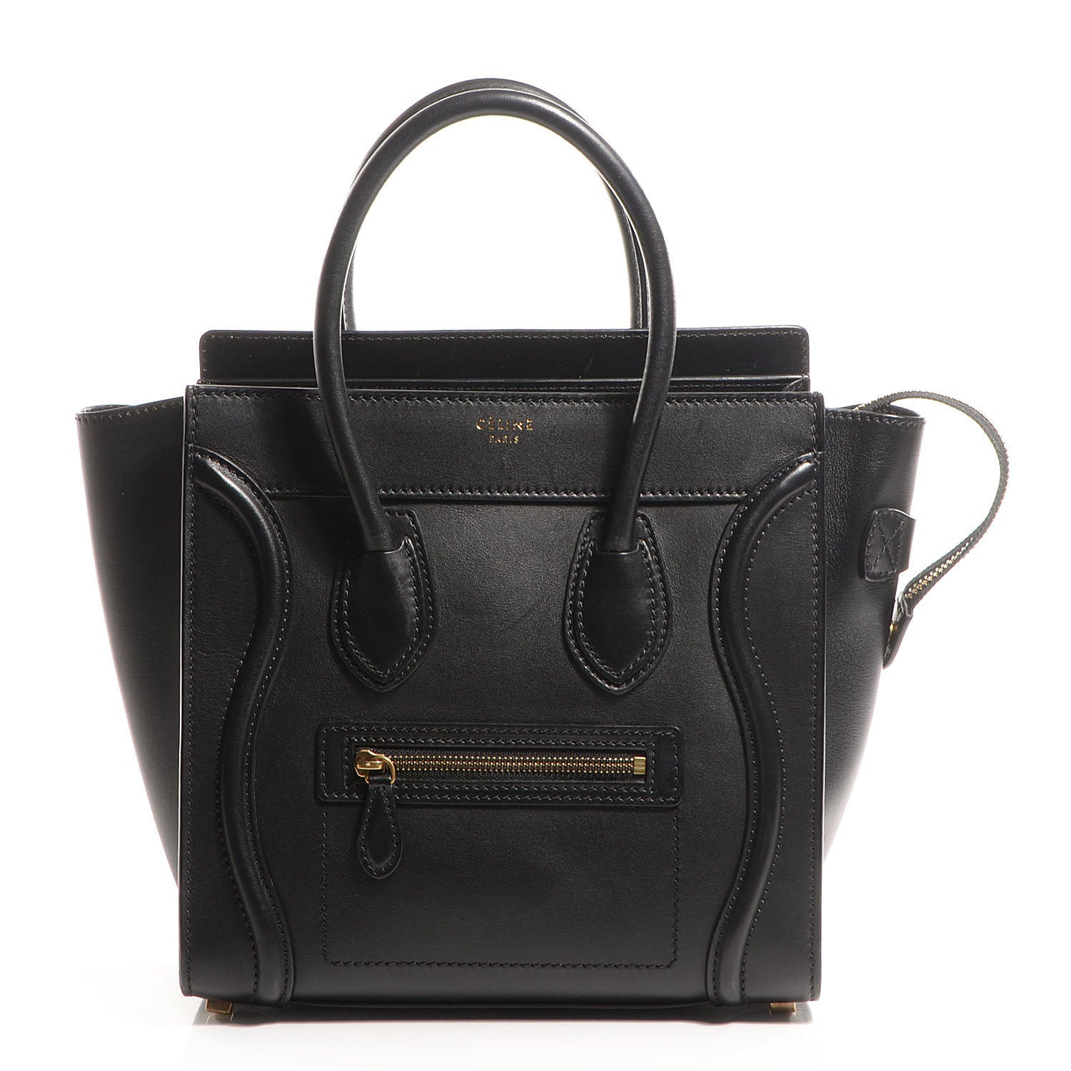 Celine Smooth Calfskin Micro Luggage Black 1 of 11