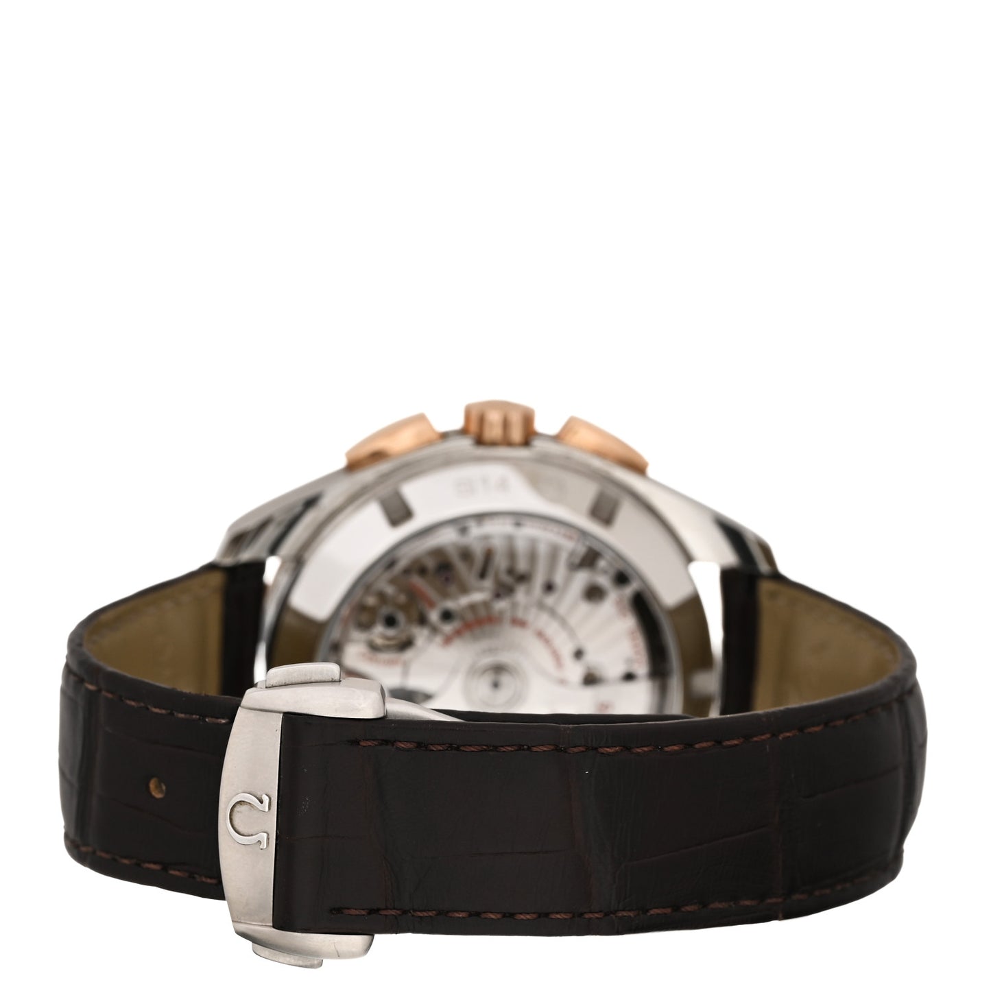 Stainless Steel 18K Red Gold Alligator 43mm Seamaster Aqua Terra 150m Co-Axial GMT Chronograph Automatic Watch 231.23.43.52.06.001