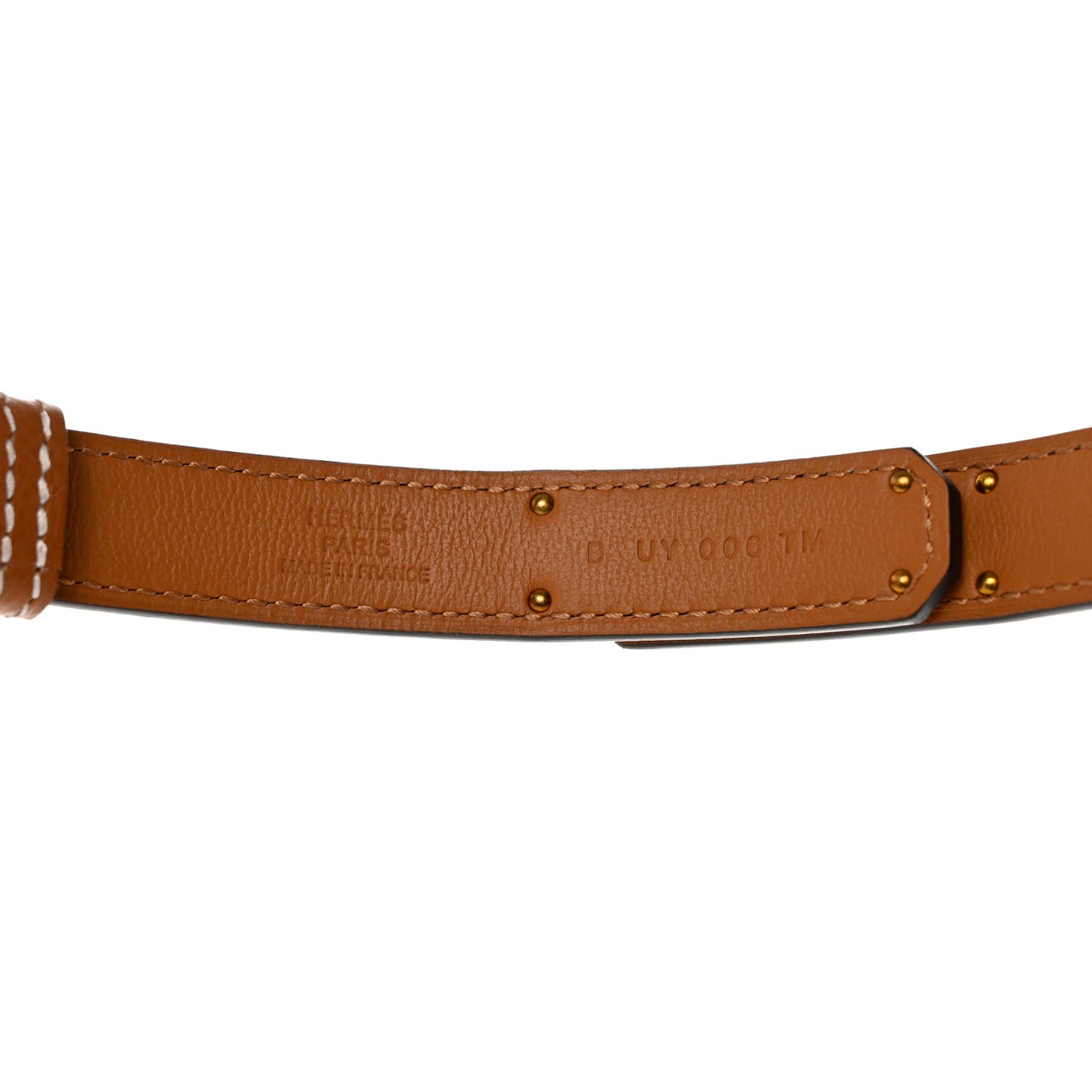 Epsom Kelly Belt Gold
