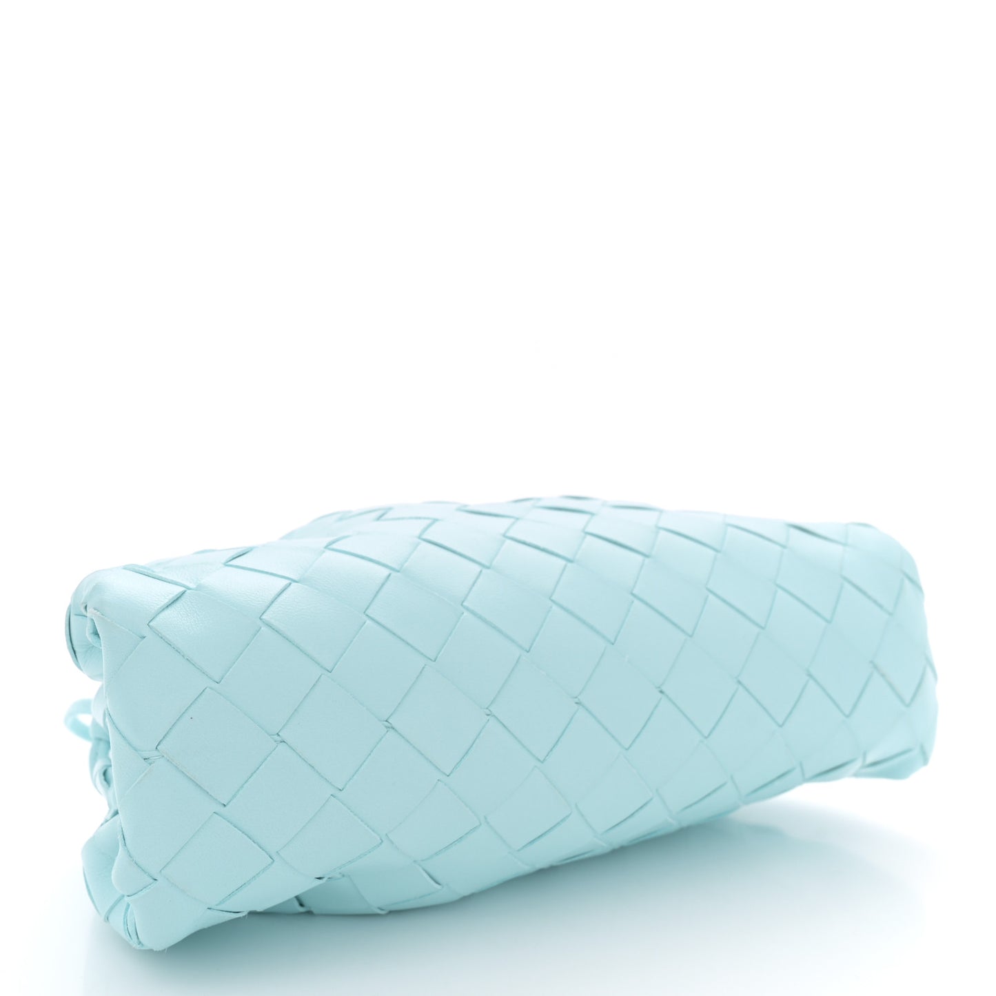 Nappa Intrecciato The Mini Pouch Pale Blue