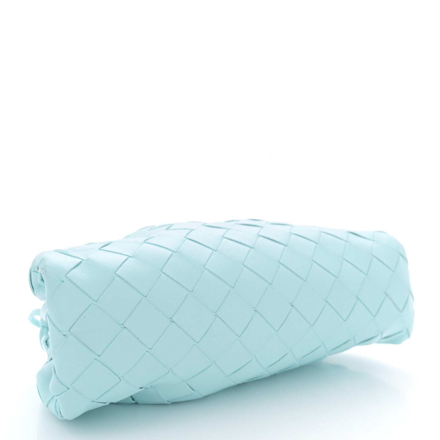 Bottega Veneta Nappa Intrecciato The Mini Pouch Pale Blue 4 of 10