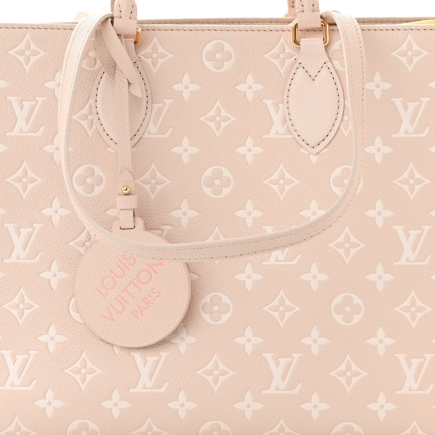 Empreinte Monogram Spring In The City Onthego MM Beige Pink Yellow