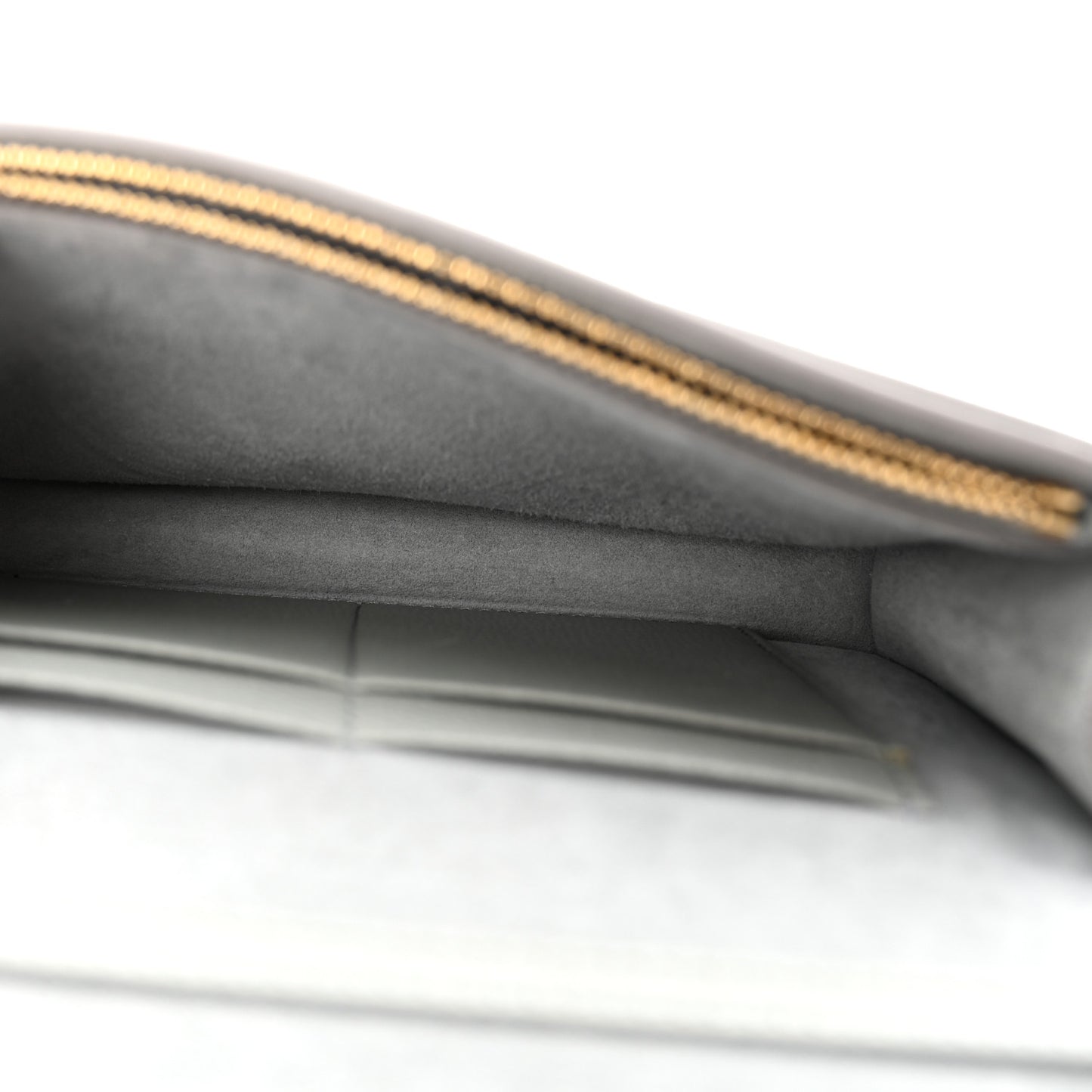 Grained Calfskin 30 Montaigne 2 in 1 Pouch Grey