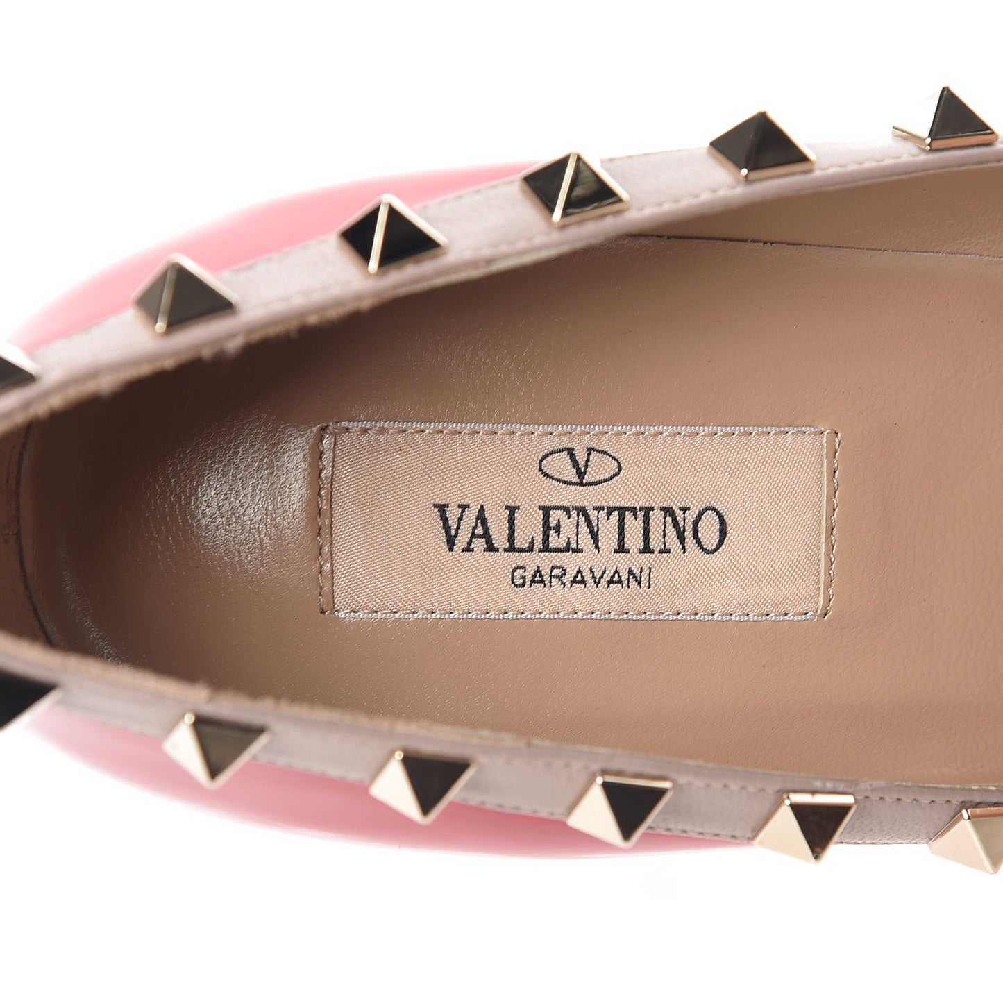Patent Rockstud 100mm Pumps 38 Rosso Valentino Poudre