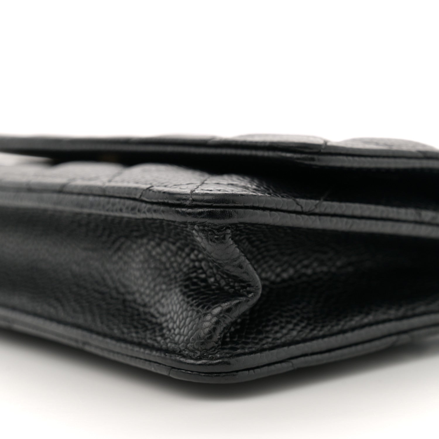 Chanel Caviar Quilted Wallet on Chain WOC Black 10 of 11