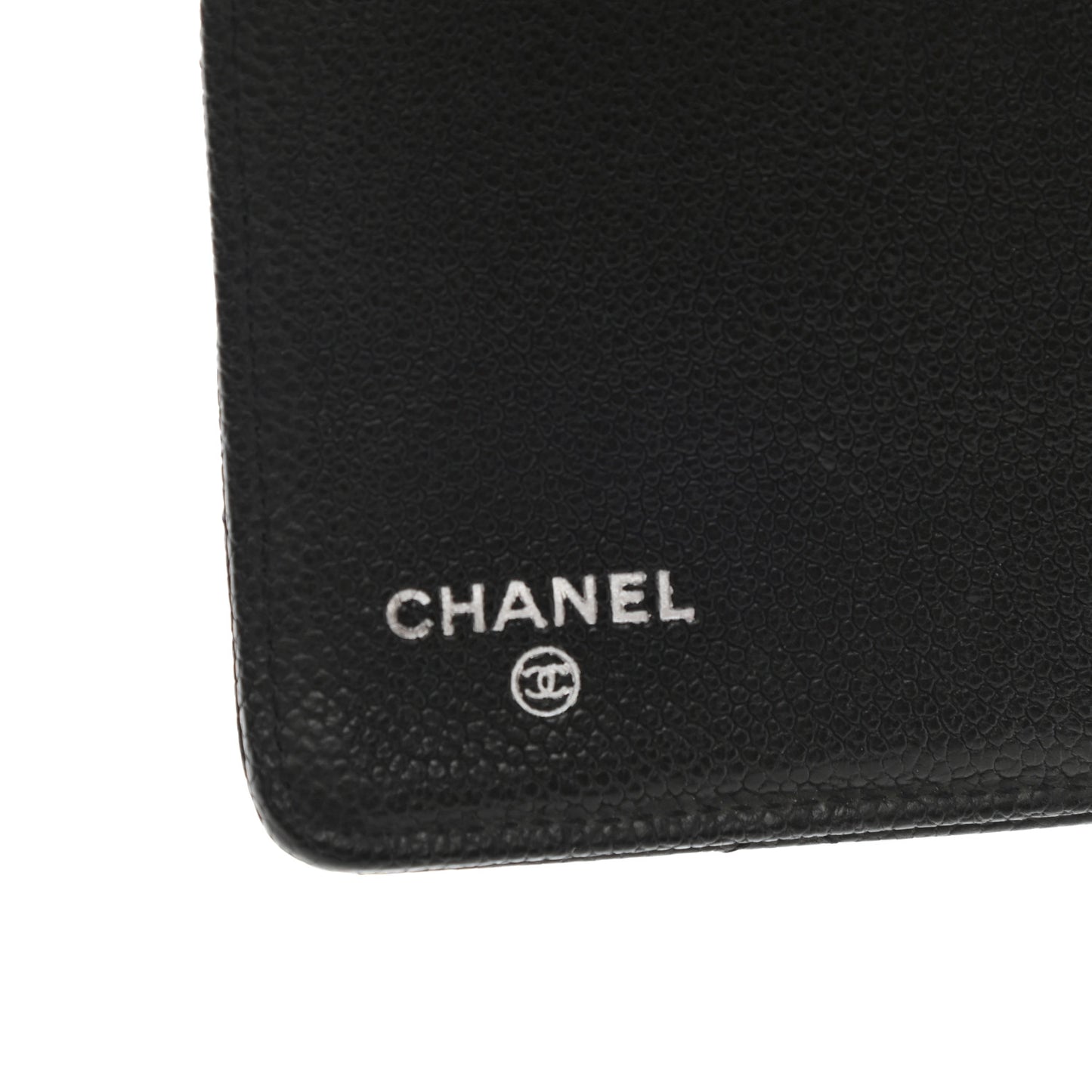Caviar Quilted Reissue Yen Wallet Black