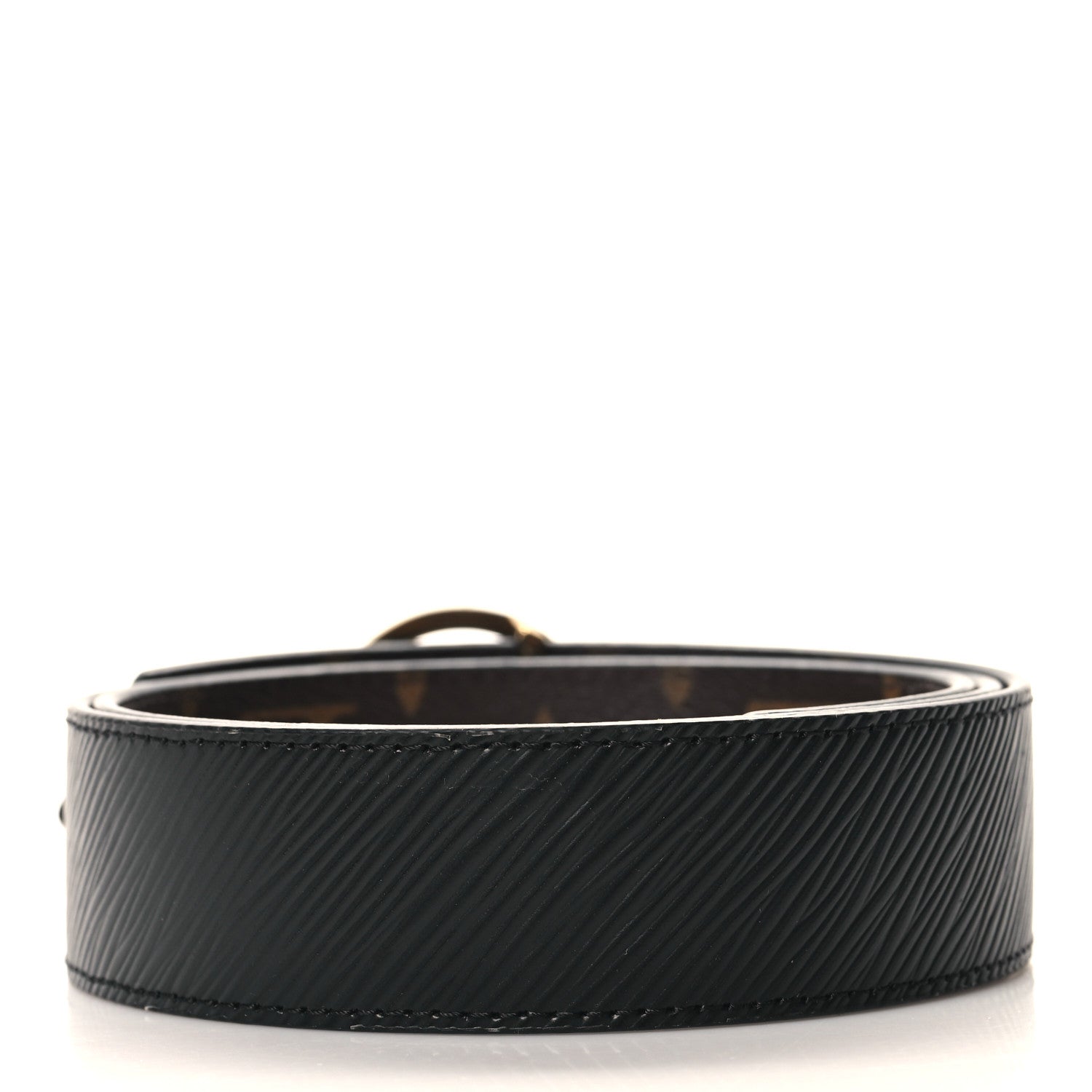Louis Vuitton Monogram Epi 35mm LV Circle Reversible Belt 80 32 Black 2 of 5