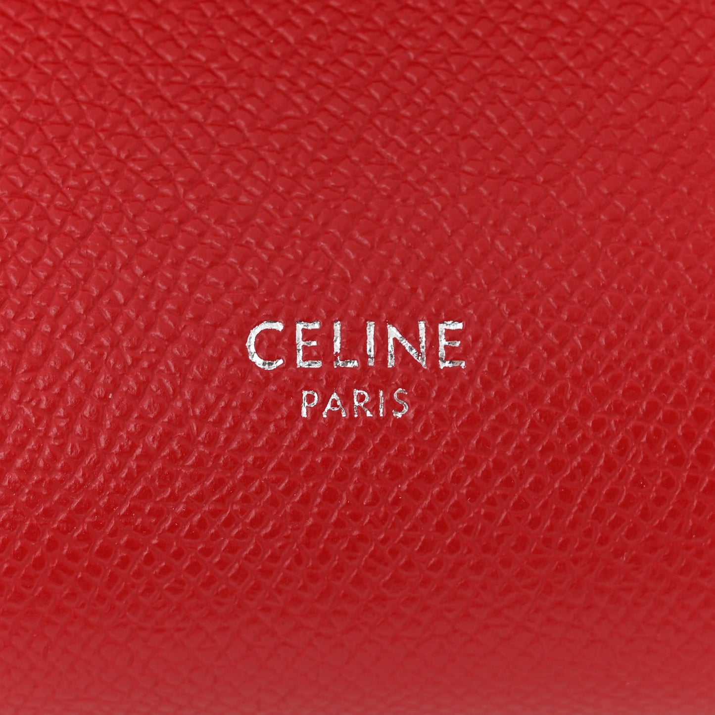 Grained Calfskin Nano Belt Bag Ruby