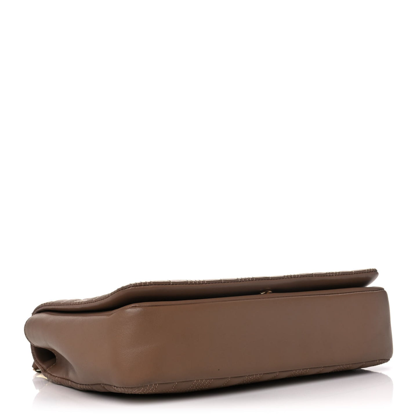 Lambskin Quilted Medium Lola Bag Camel