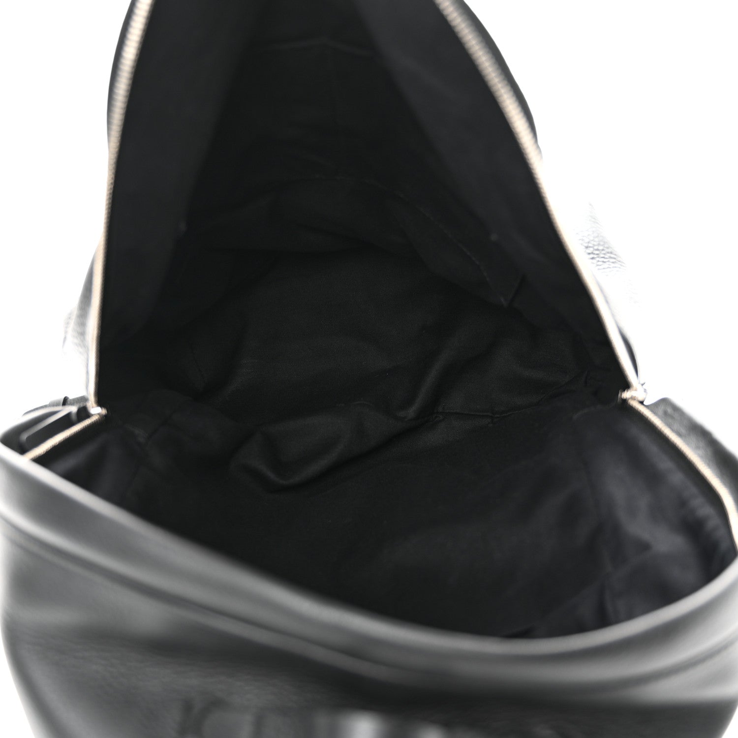 Balenciaga Calfskin Logo Small Everyday Backpack Black White 5 of 14