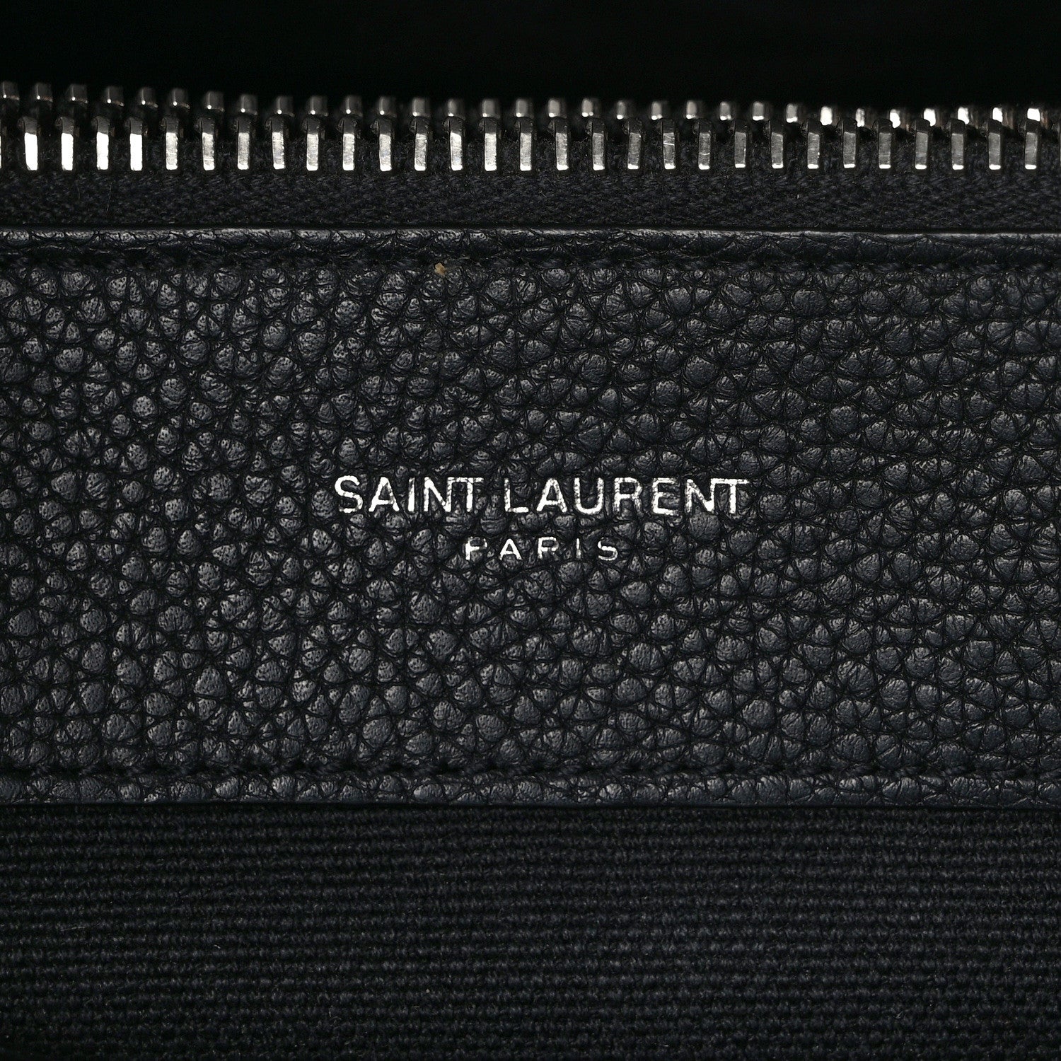 Saint Laurent Grained Calfskin Baby Sac De Jour Souple Black 7 of 11