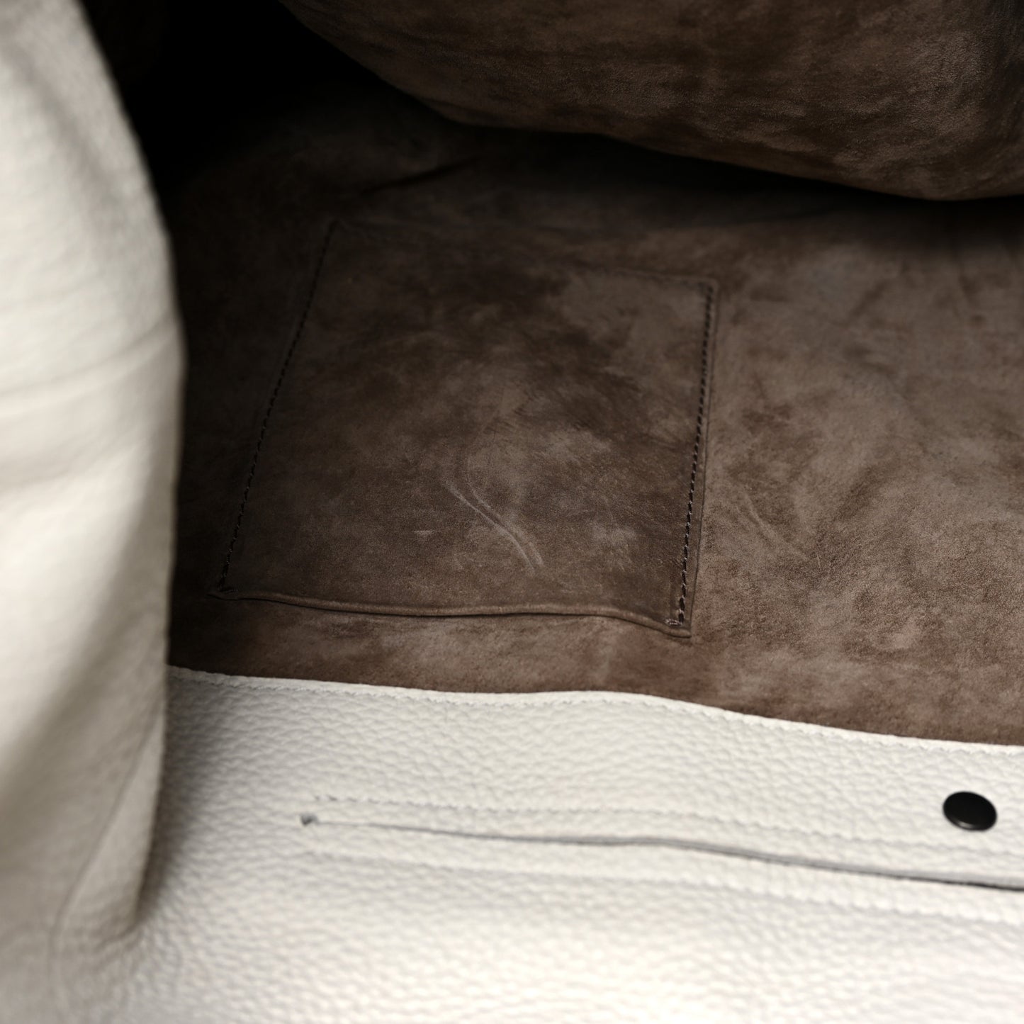 Cervo Deerskin Large Hobo White