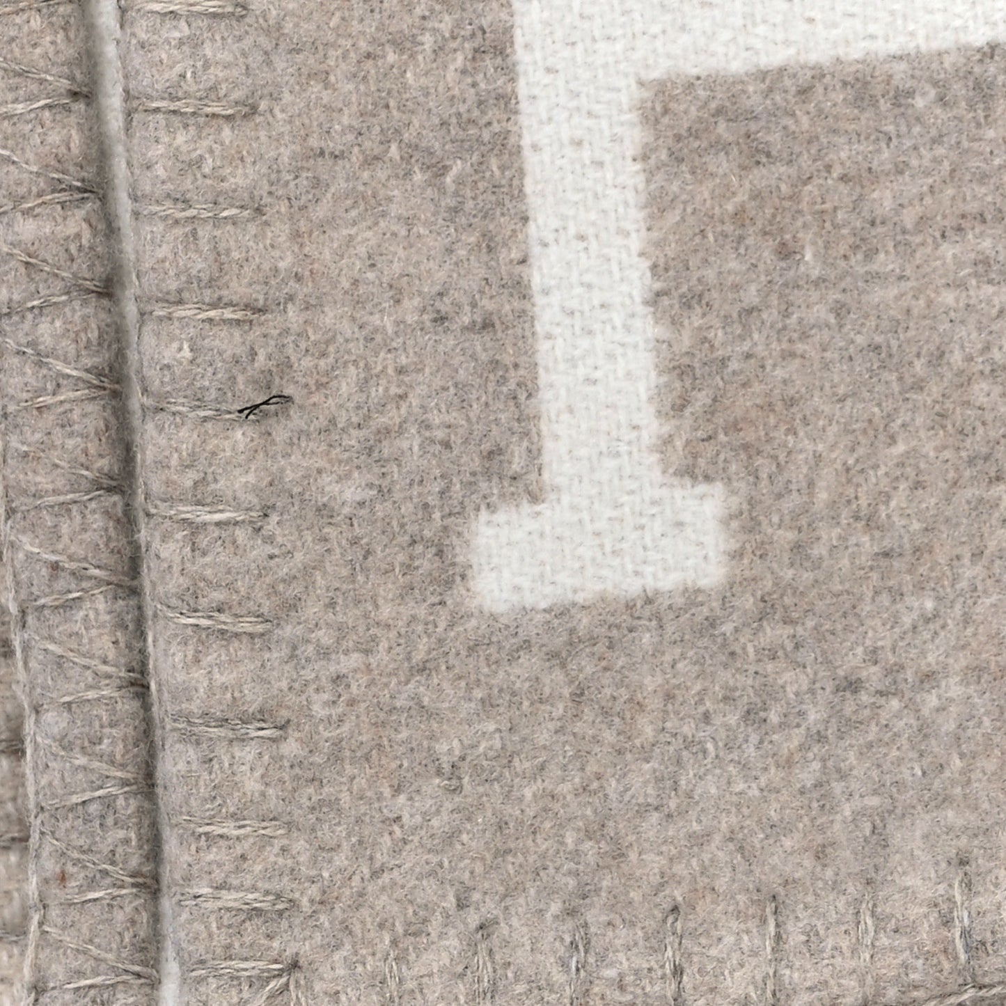 Wool Cashmere Avalon III Blanket Coco Camomille