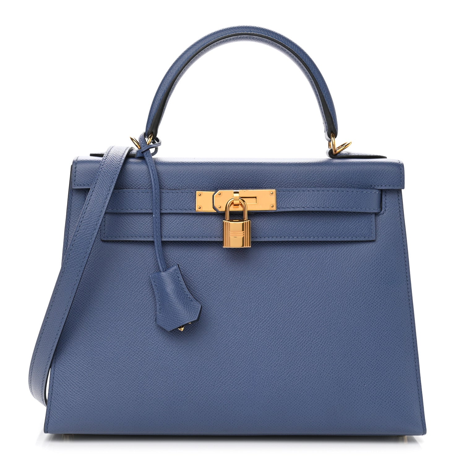 Hermes Epsom Kelly Sellier 28 Bleu Brighton 1 of 10
