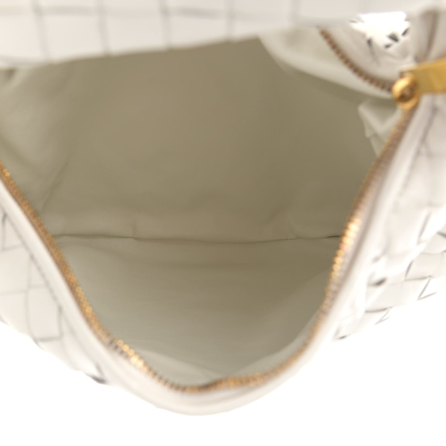 Nappa Intrecciato Teen Jodie Hobo White