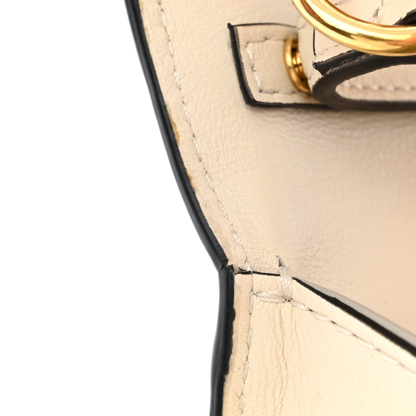 Calfskin Vlogo Loco Shoulder Bag Light Ivory