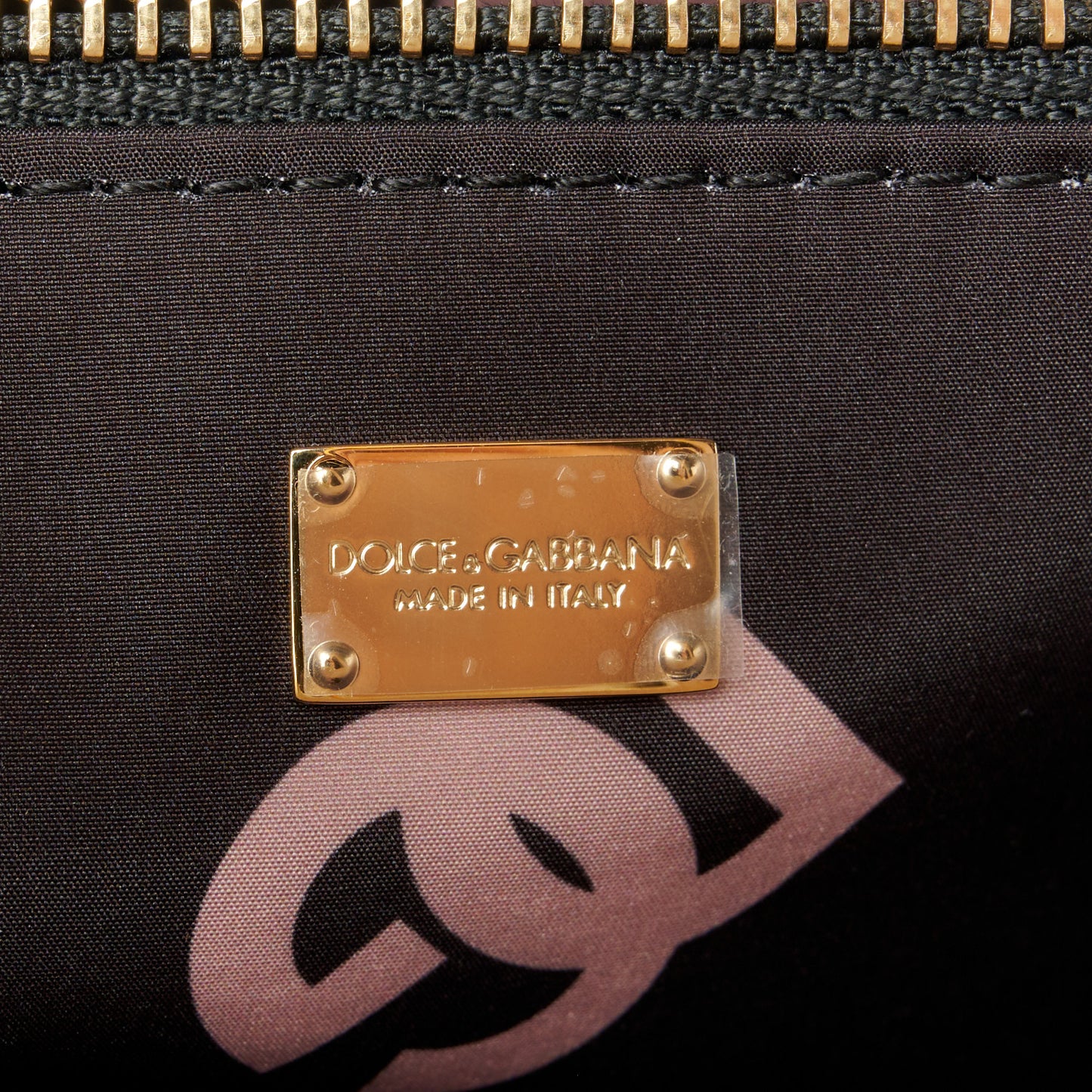 Calfskin Small DG Logo Shopper Tote Cipria