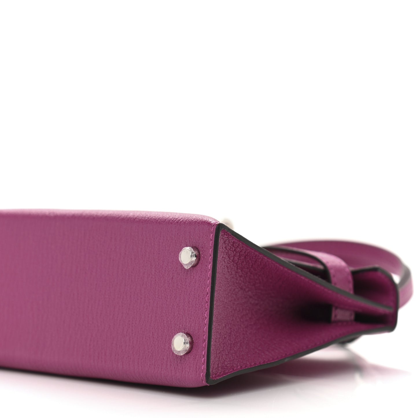 Chevre Mysore Mini Kelly Sellier 20 Rose Pourpre