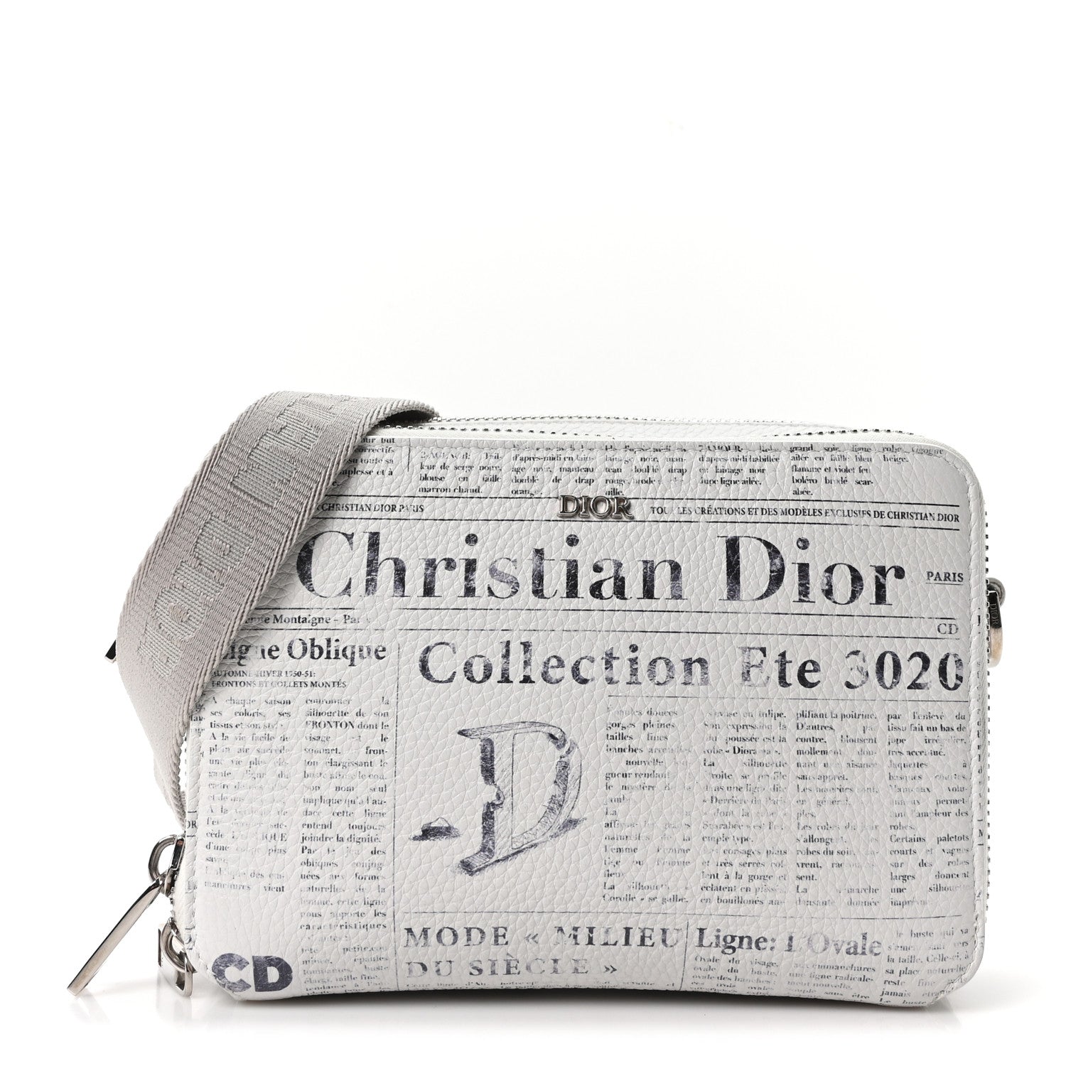 Christian Dior X DANIEL ARSHAM Grained Calfskin Newspaper