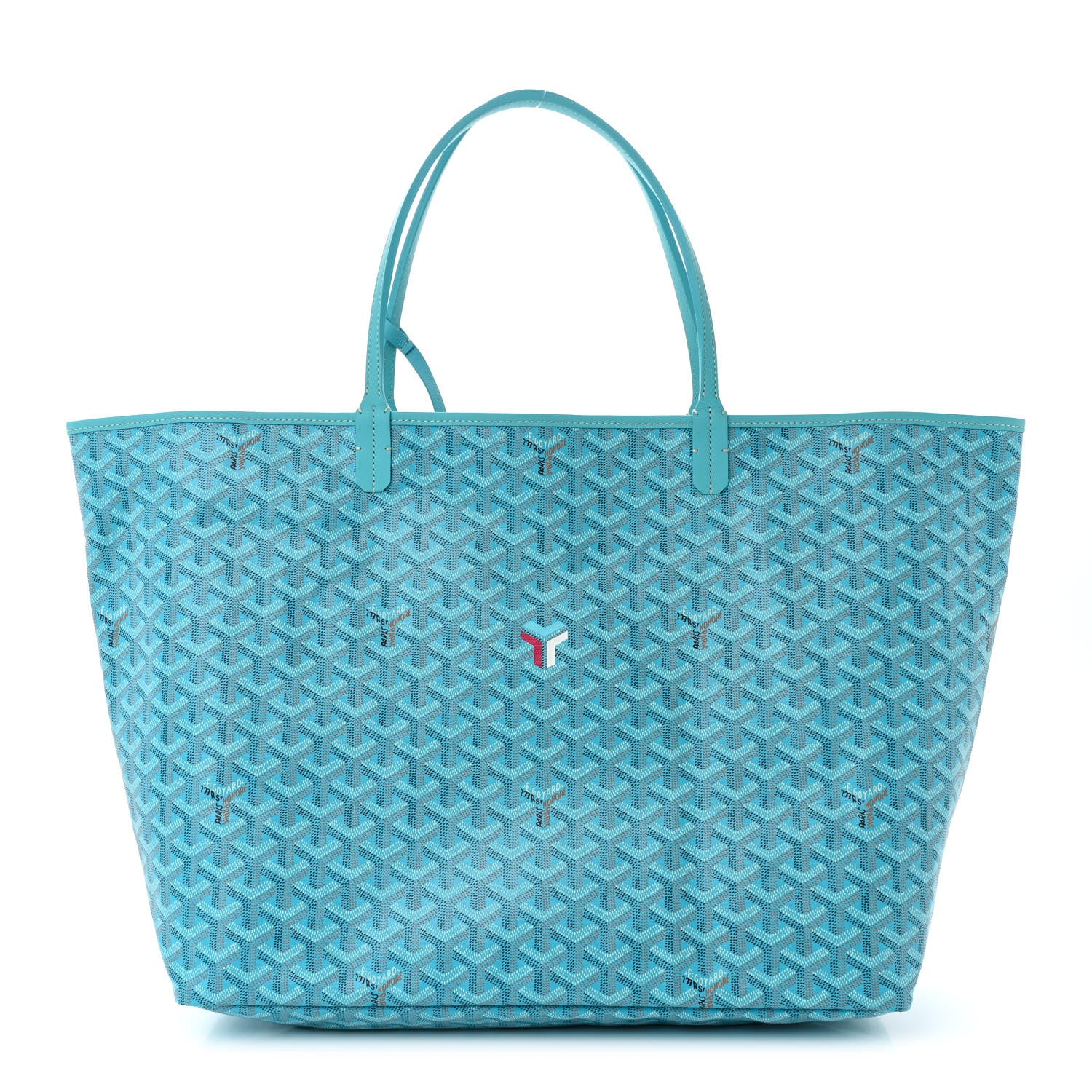 Goyard Goyardine Saint Louis GM Balise Beach Towel Set Turquoise 1 of 12