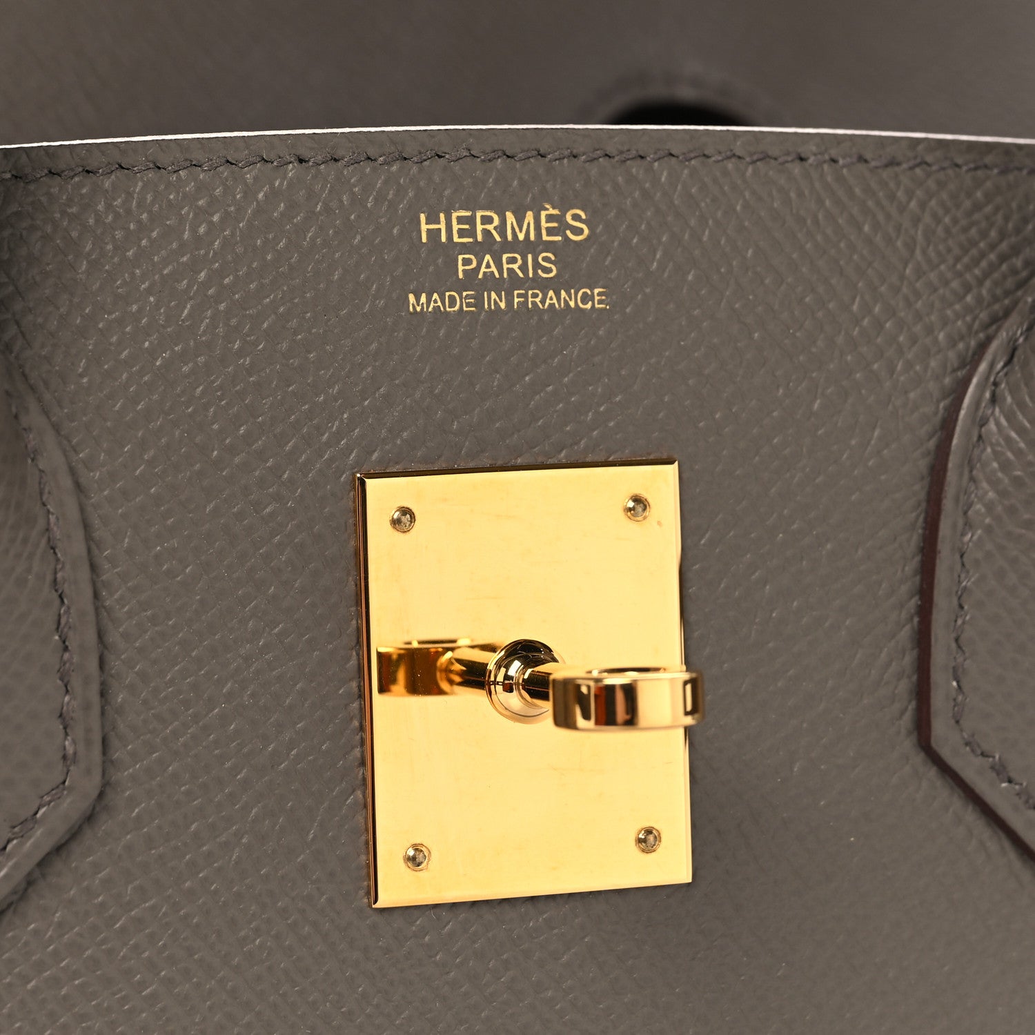Hermes Epsom Birkin Sellier 30 Etain 6 of 11