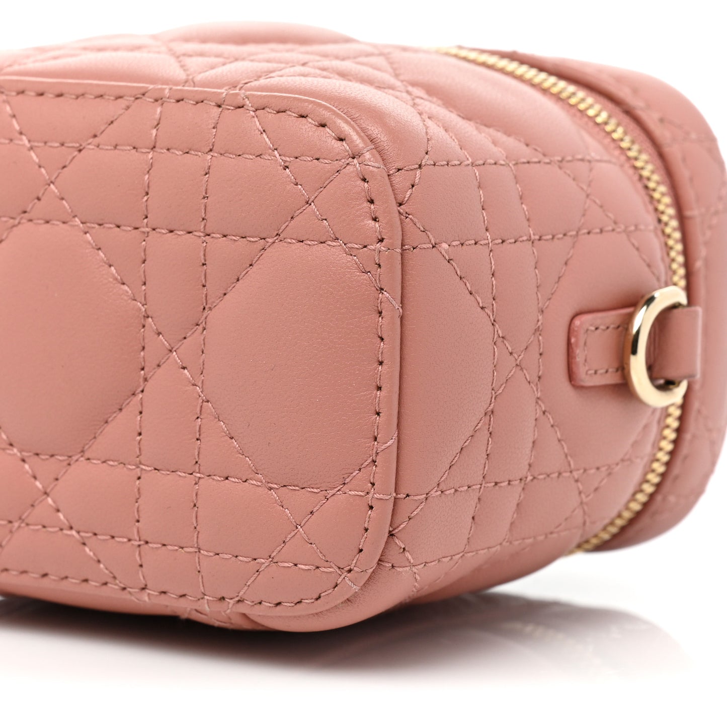 Lambskin Cannage Micro Vanity Case