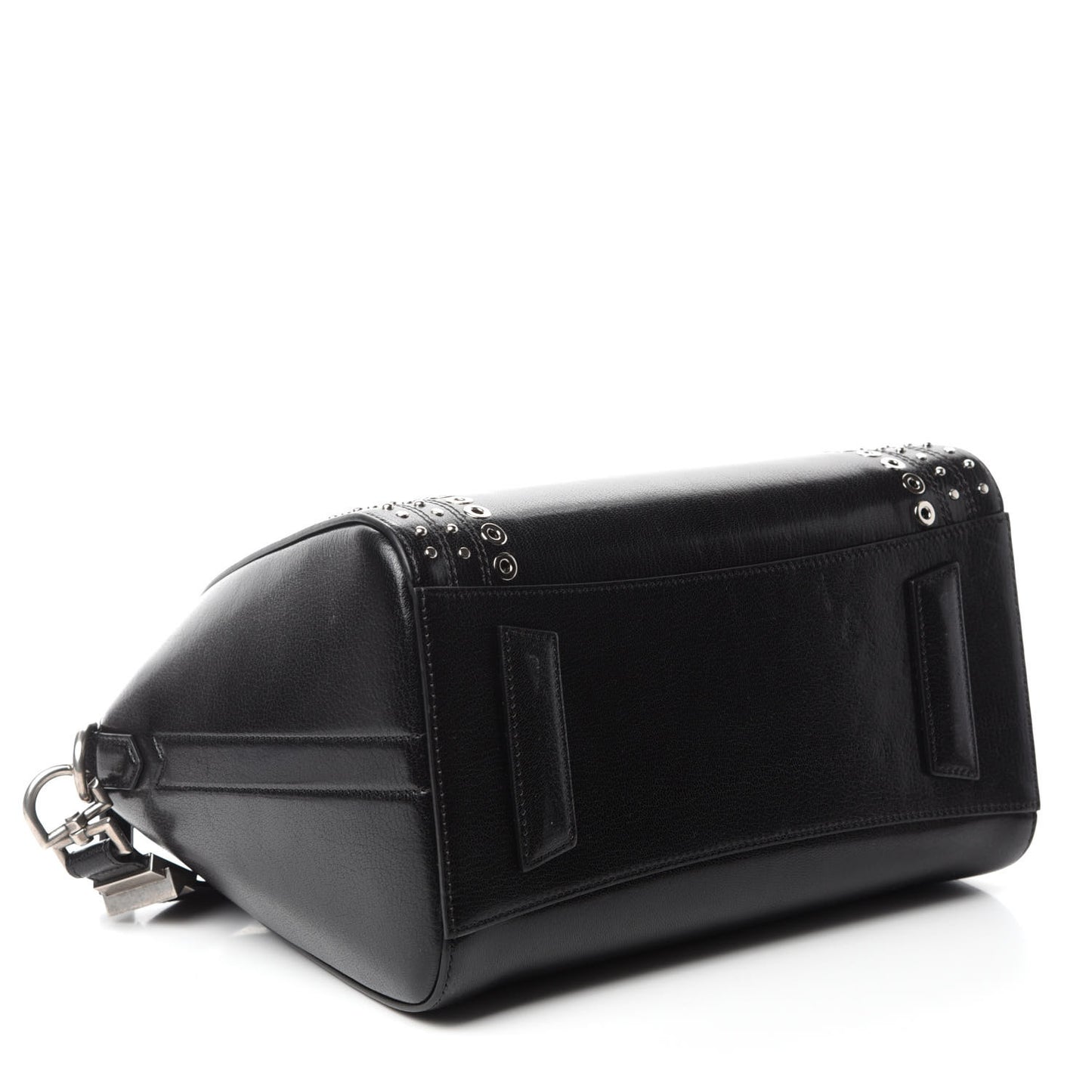 Goatskin Small Studded Antigona Black