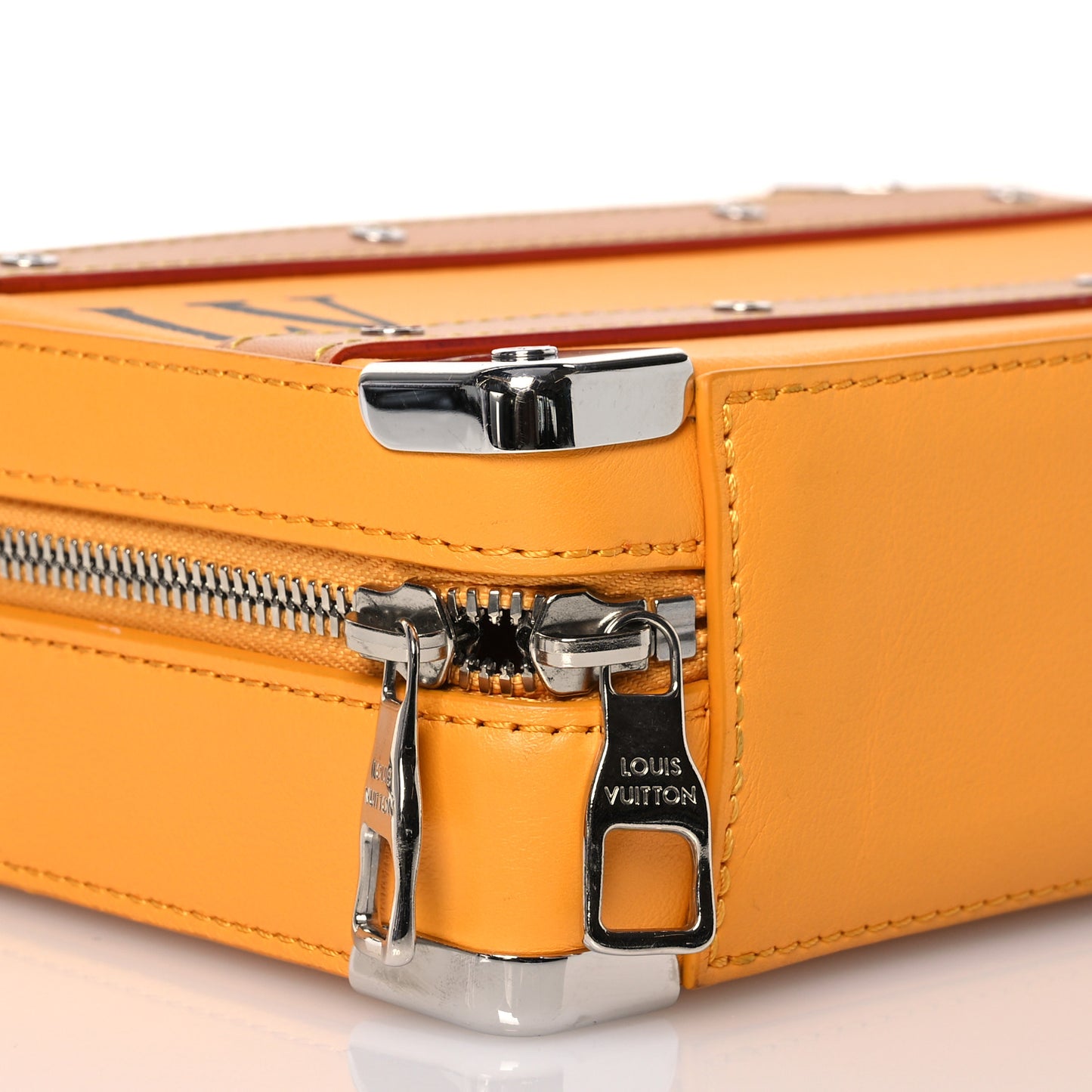 Calfskin Soft Trunk Saffron