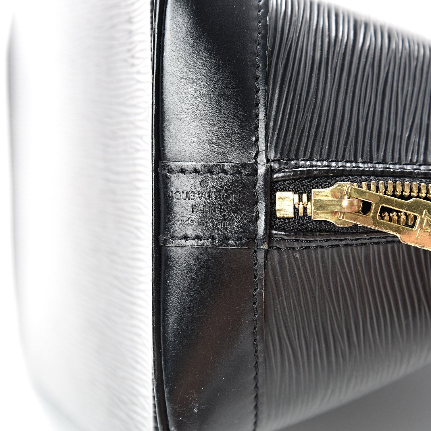 Louis Vuitton Epi Alma PM Black 5 of 27