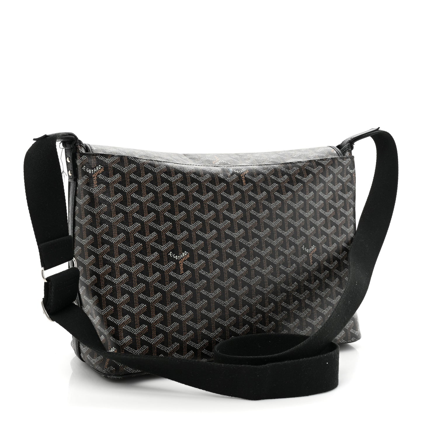 Goyardine Capetien Messenger Bag Black