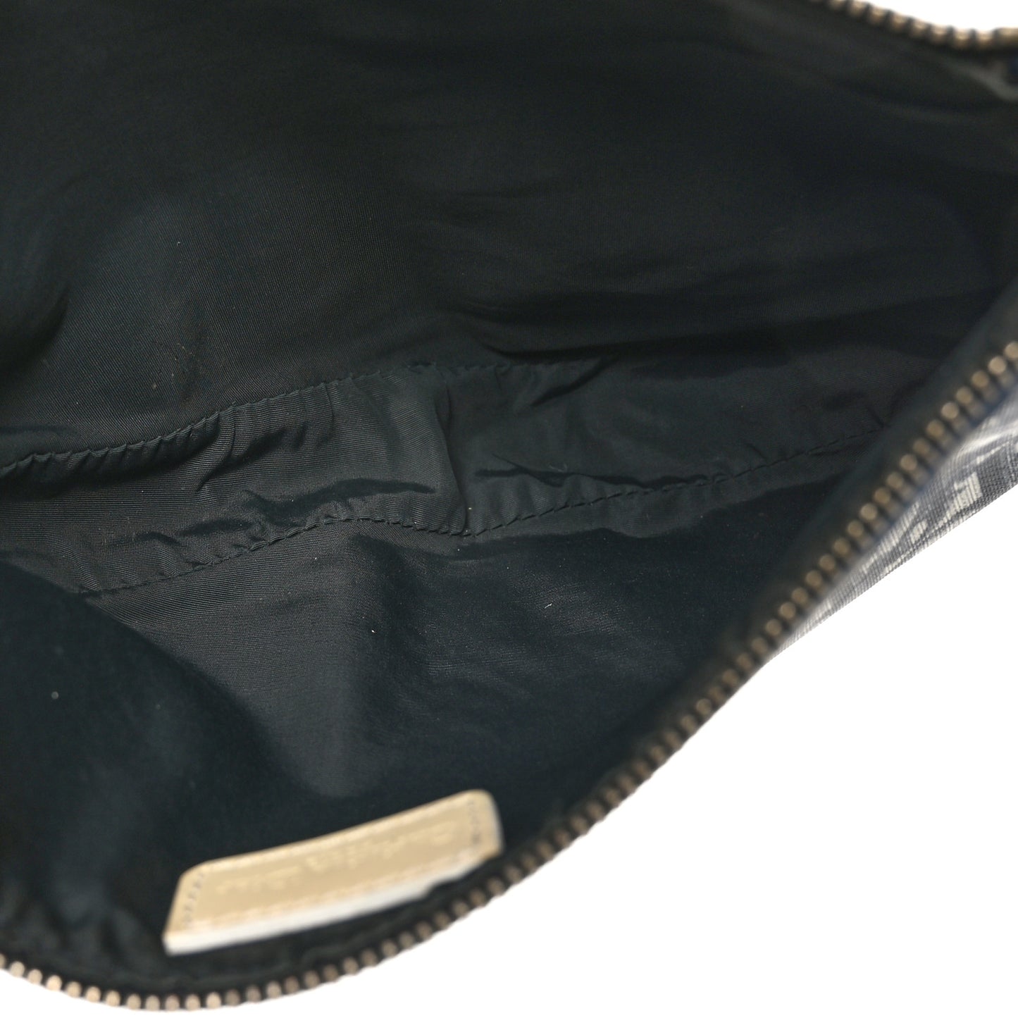 Monogram Mini Saddle Pochette White Blue
