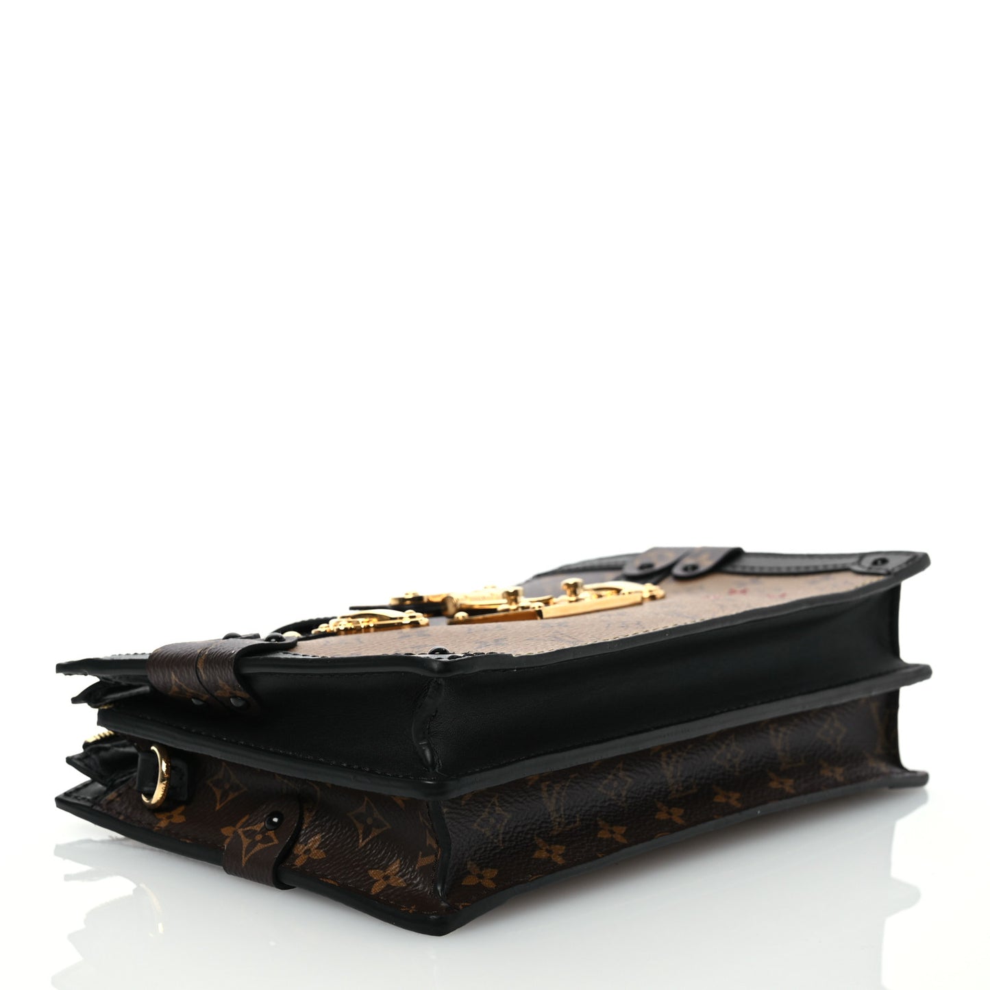 Reverse Monogram Trunk Clutch