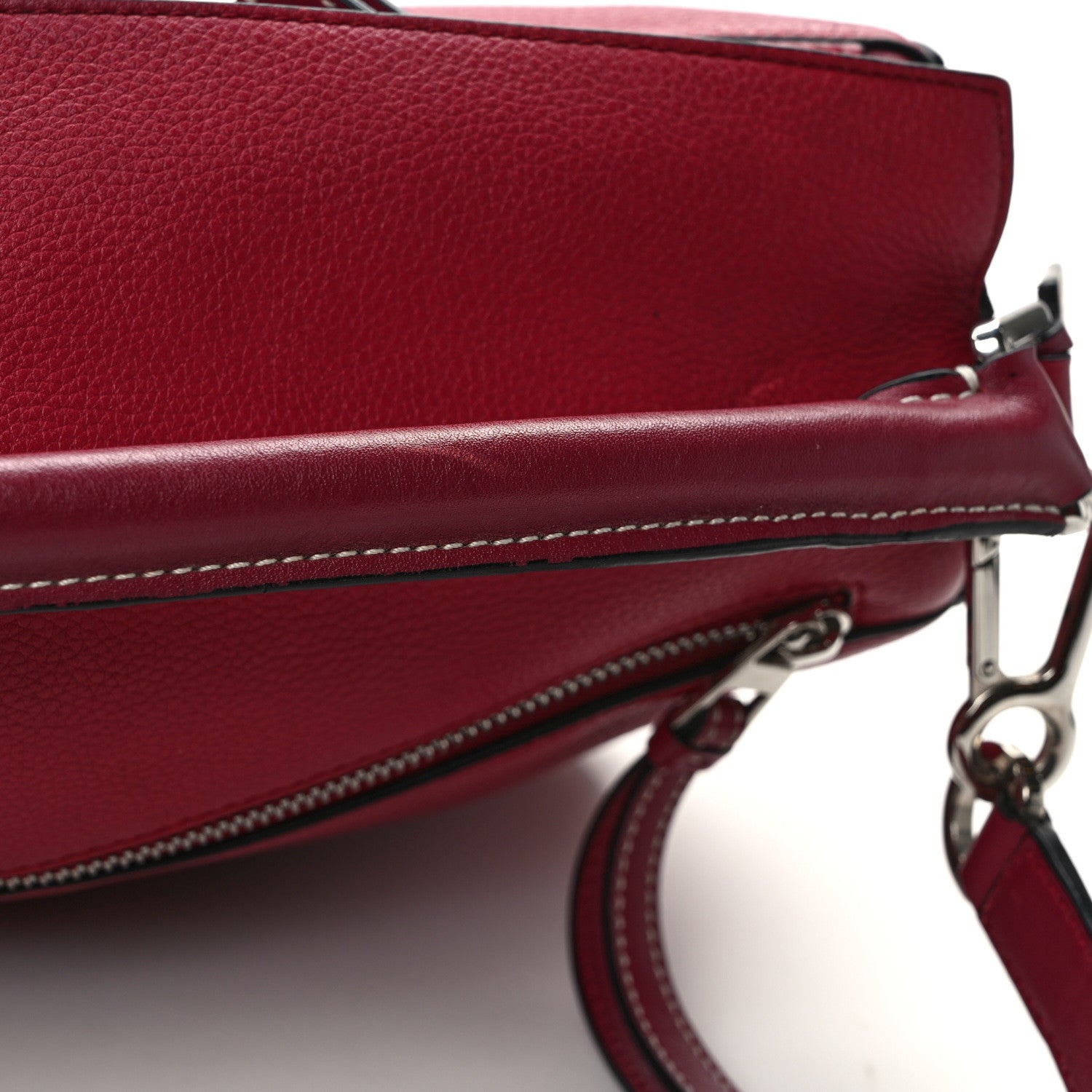 Loewe Calfskin Small Puzzle Bag Rouge 15 of 17