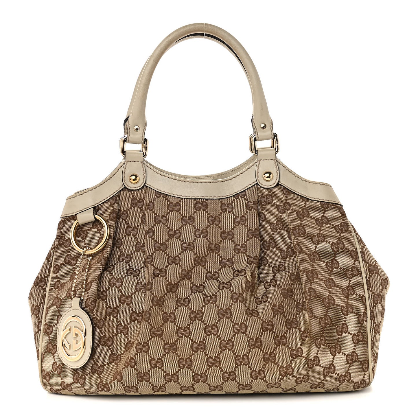 Monogram Medium Sukey Tote Off White