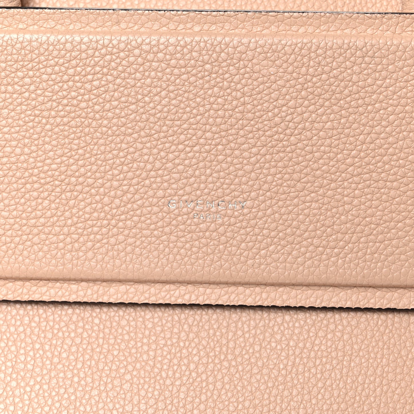 Grained Calfskin Small Horizon Satchel Powder