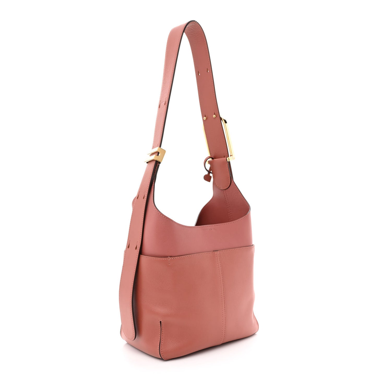 Grained Calfskin Mini So Cool Satchel Pink