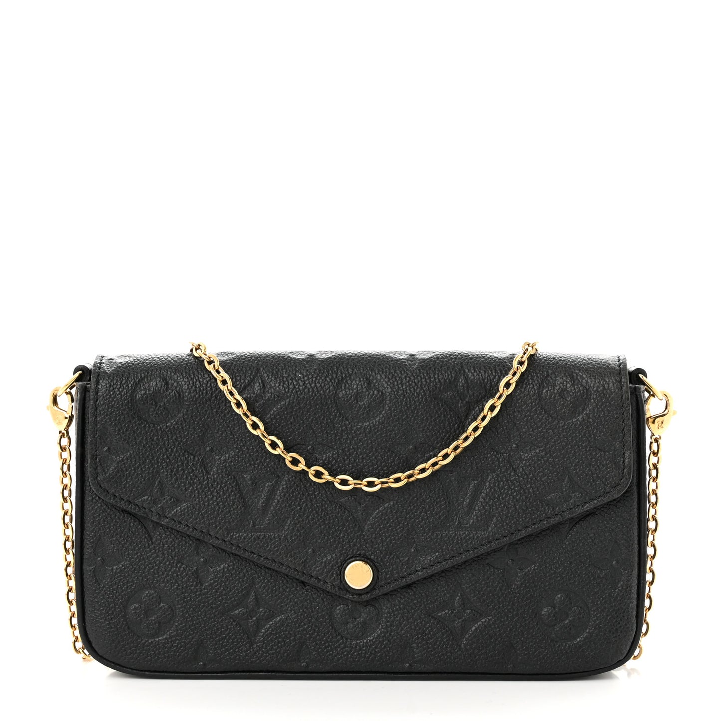 Empreinte Pochette Felicie Chain Wallet Black
