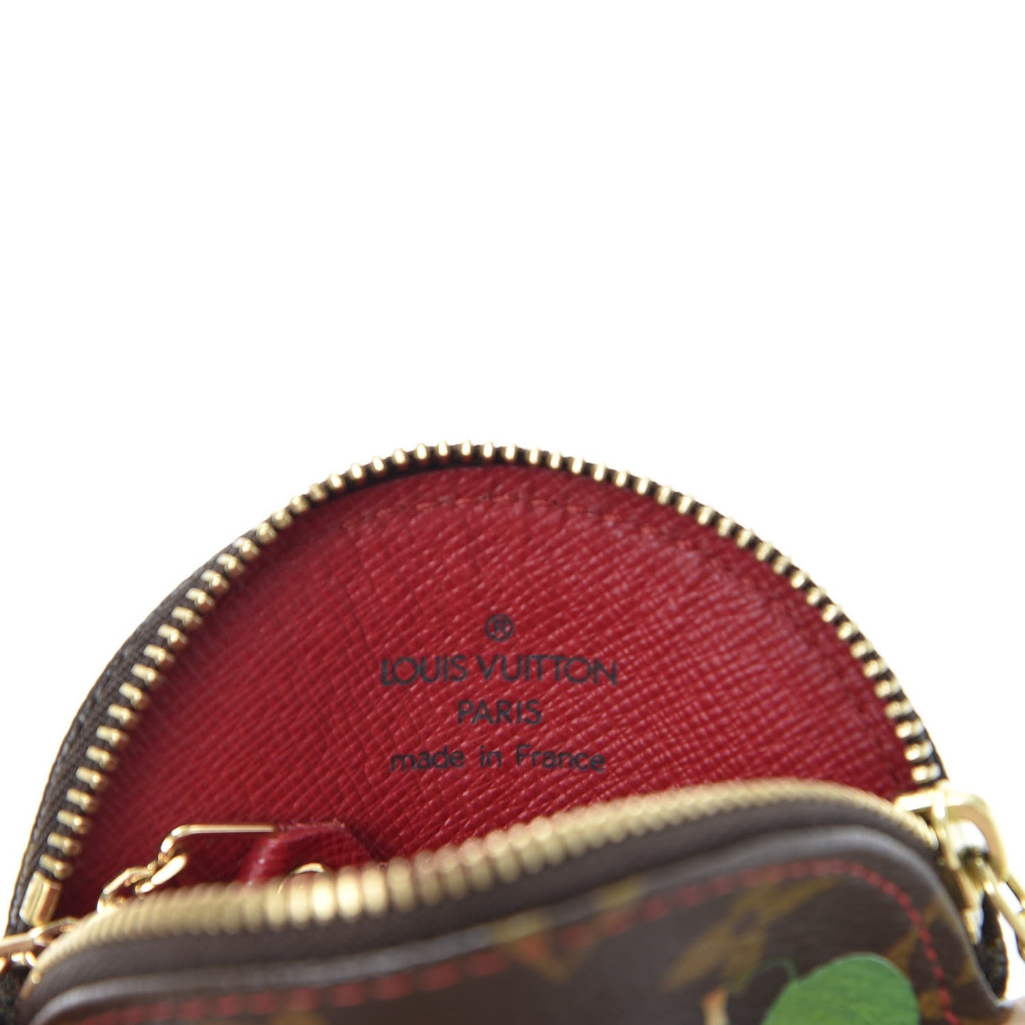 Monogram Cerises Round Coin Purse