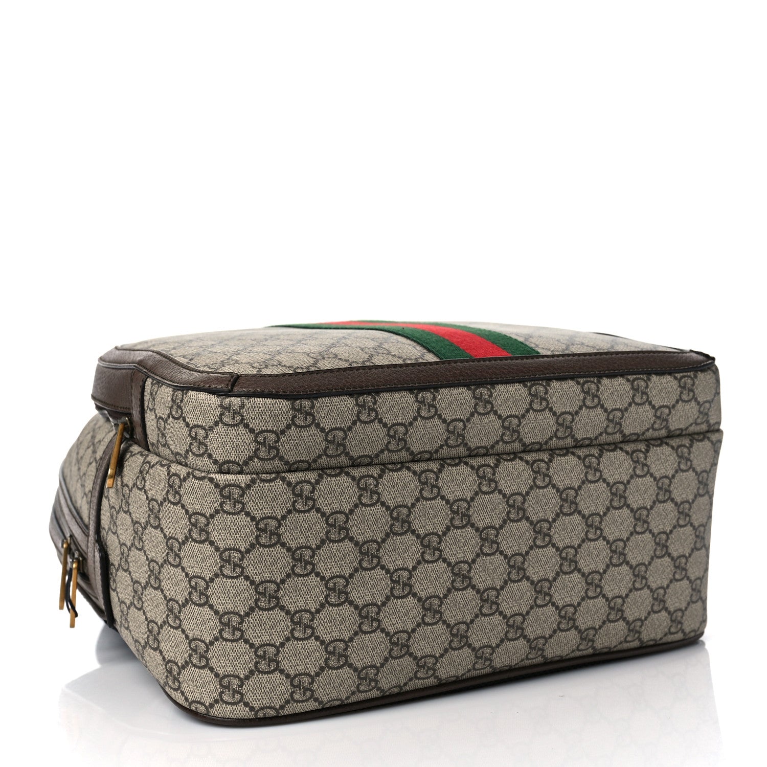 Gucci GG Supreme Monogram Medium Ophidia Day Backpack Brown 4 of 10