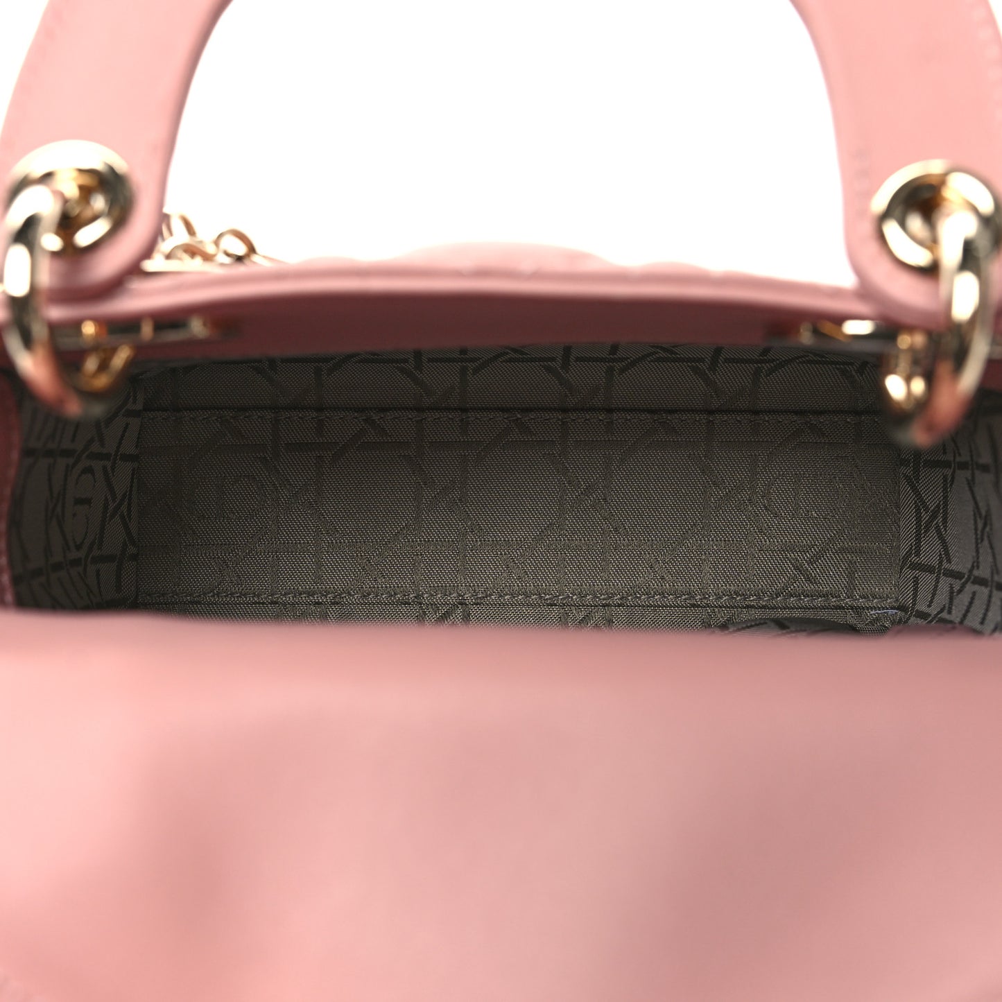 Lambskin Cannage Mini Lady Dior Pink