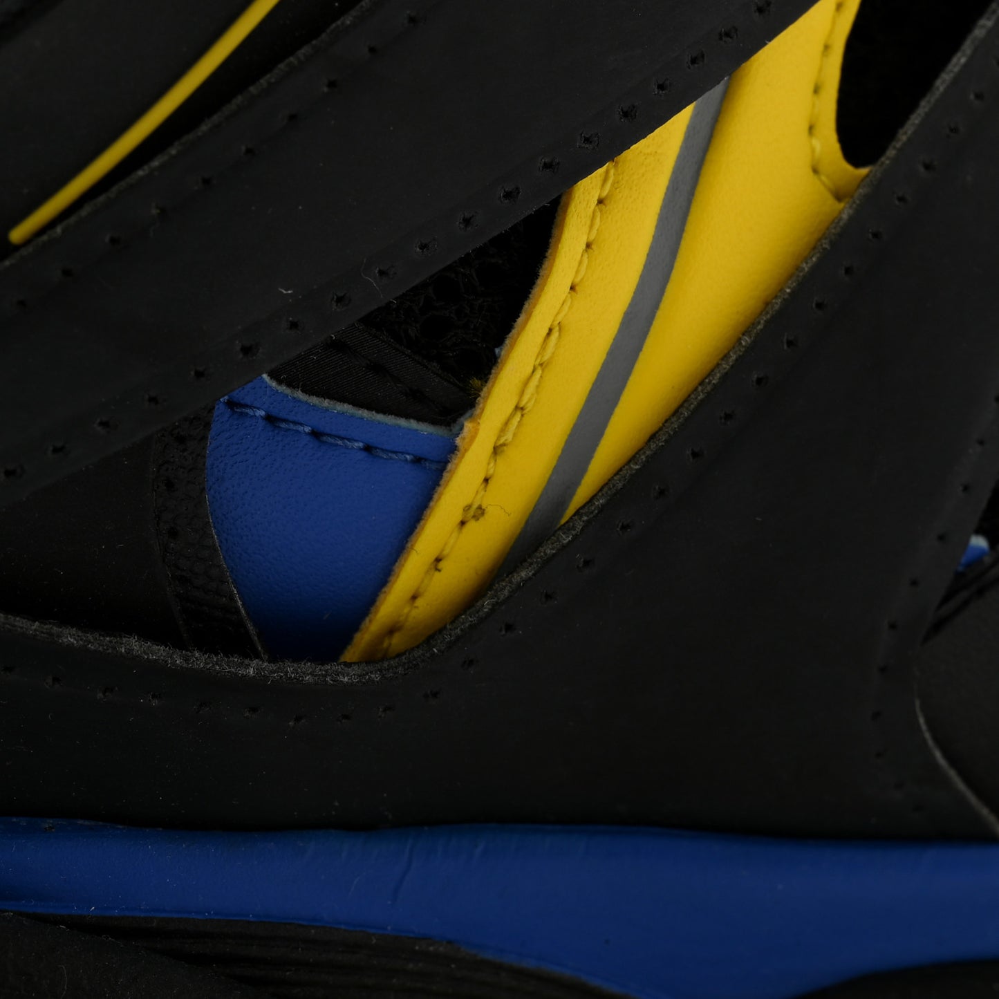 Mesh Nylon Mens Track Sneakers 42 Black Yellow Blue