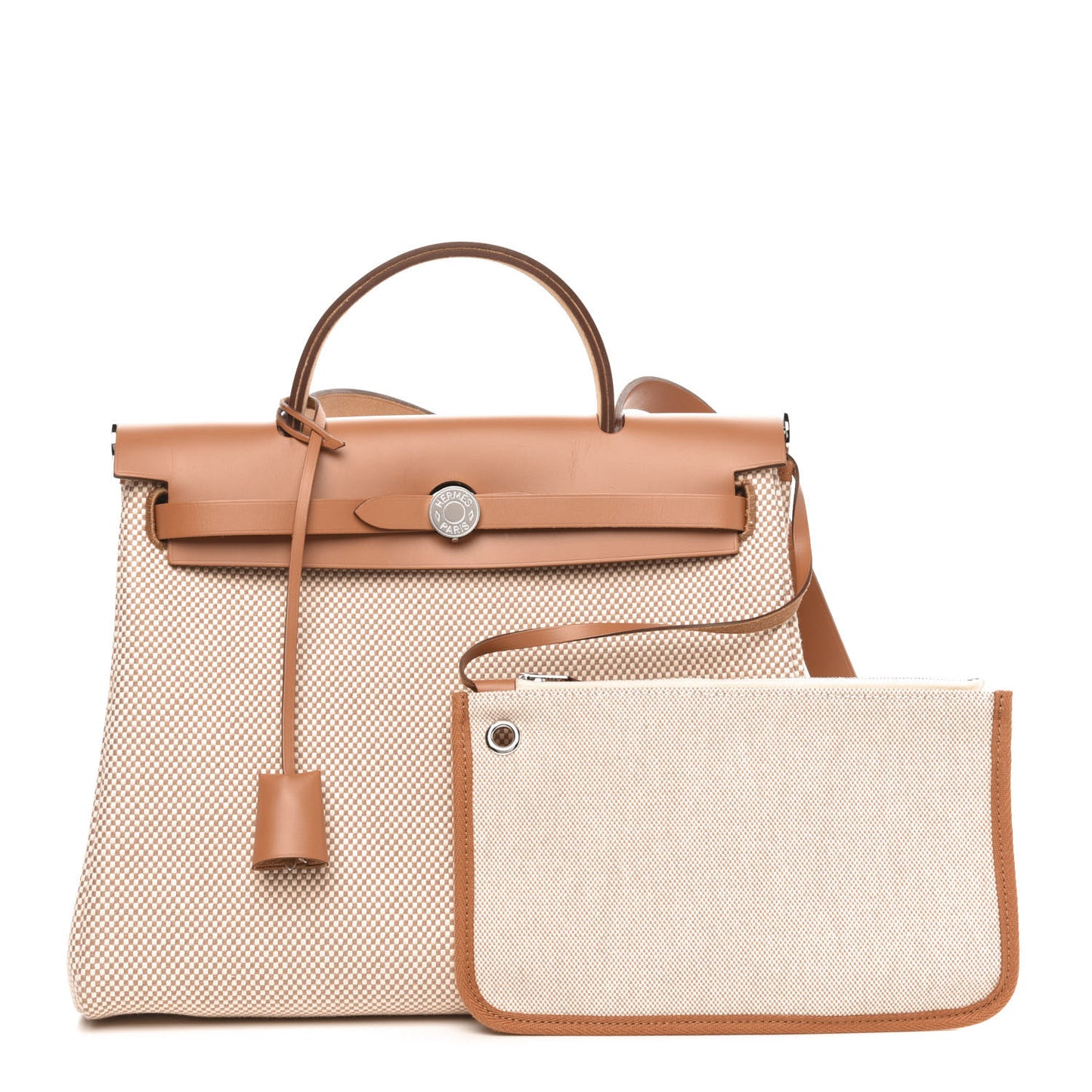 Vache Hunter Criss Viking Herbag Zip Retourne 31 PM Ecru Beige Naturel
