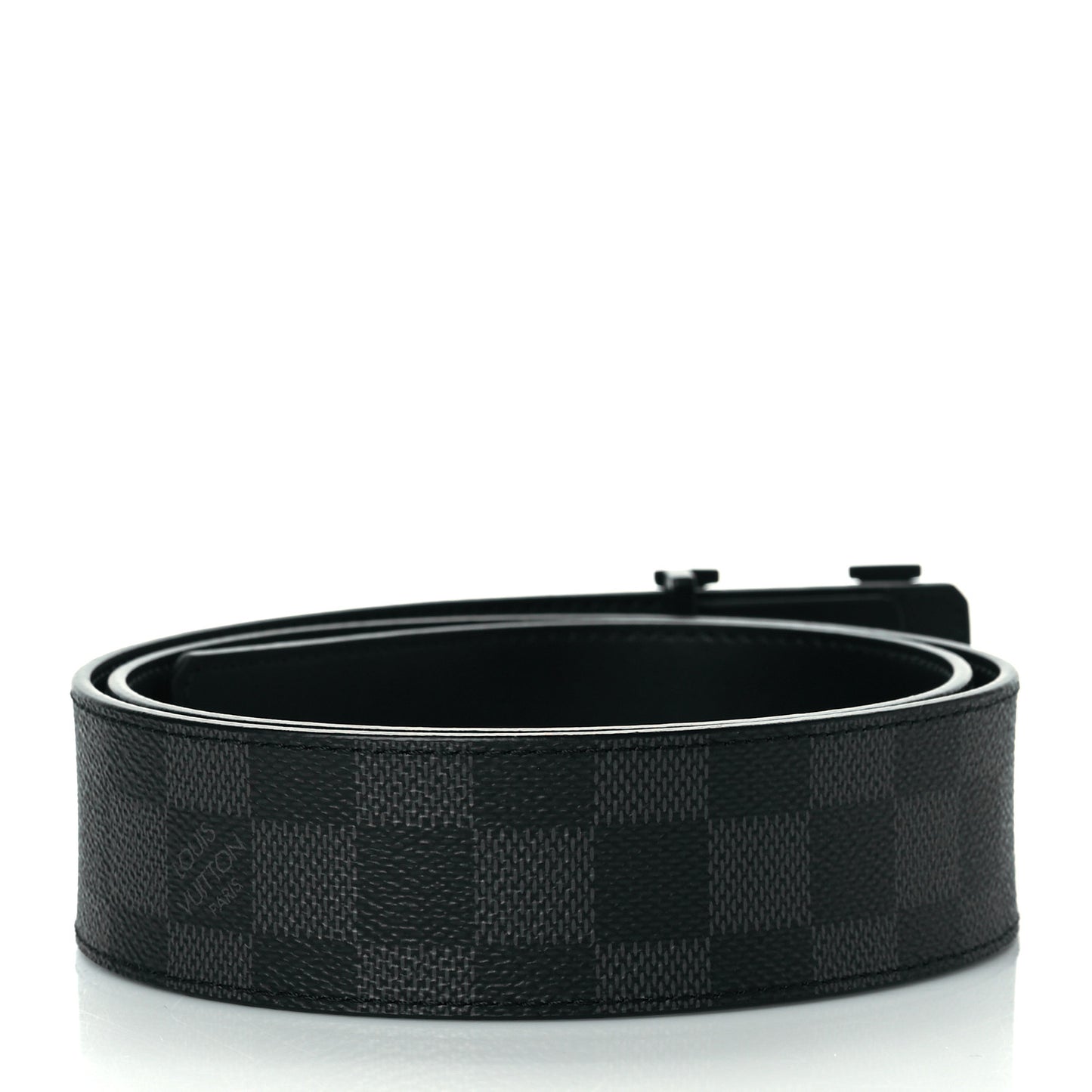 Damier Graphite 40mm LV Initiales Belt 85 34