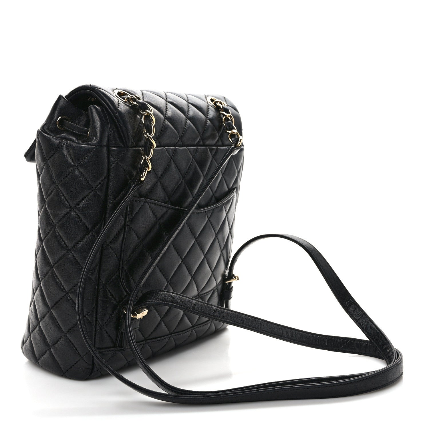 Chanel Lambskin Quilted Small Urban Spirit Backpack Black 3 of 11