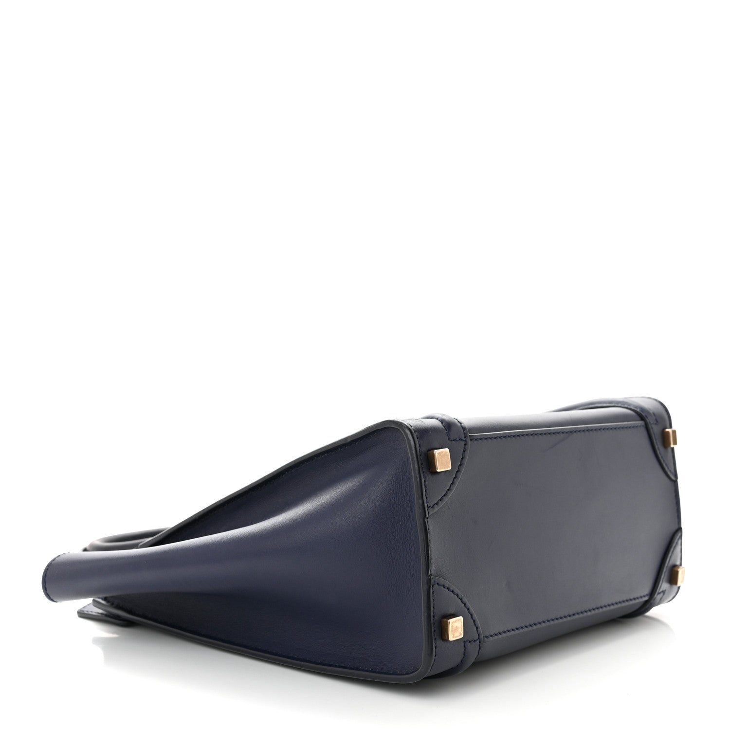 Celine Smooth Calfskin Micro Luggage Navy Blue 4 of 11