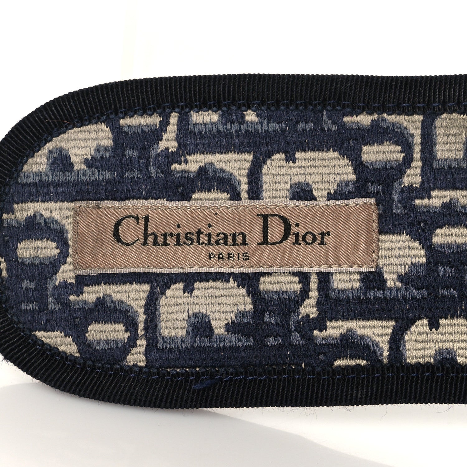 Christian Dior Velvet Oblique Chez Moi Sandal 39 Deep Blue 7 of 8