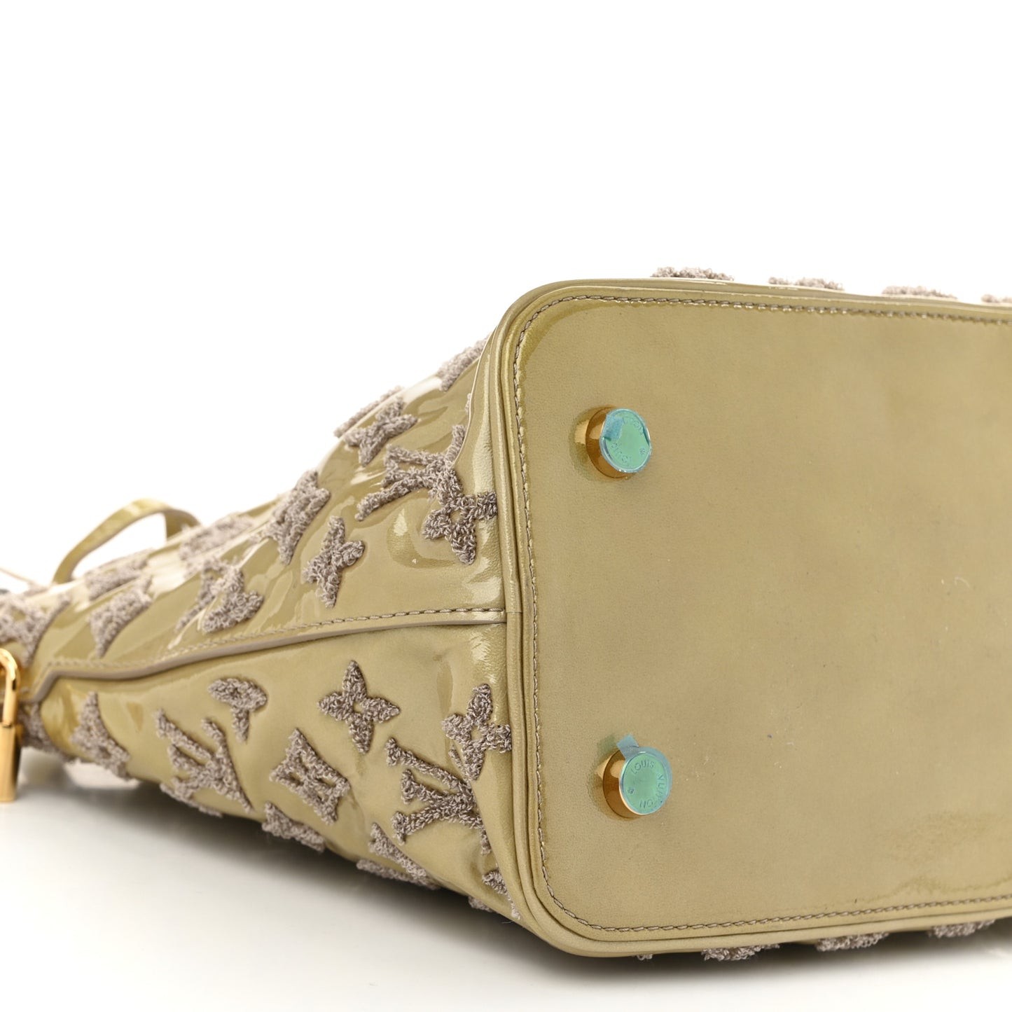 Patent Lambskin Fascination Lockit Gris