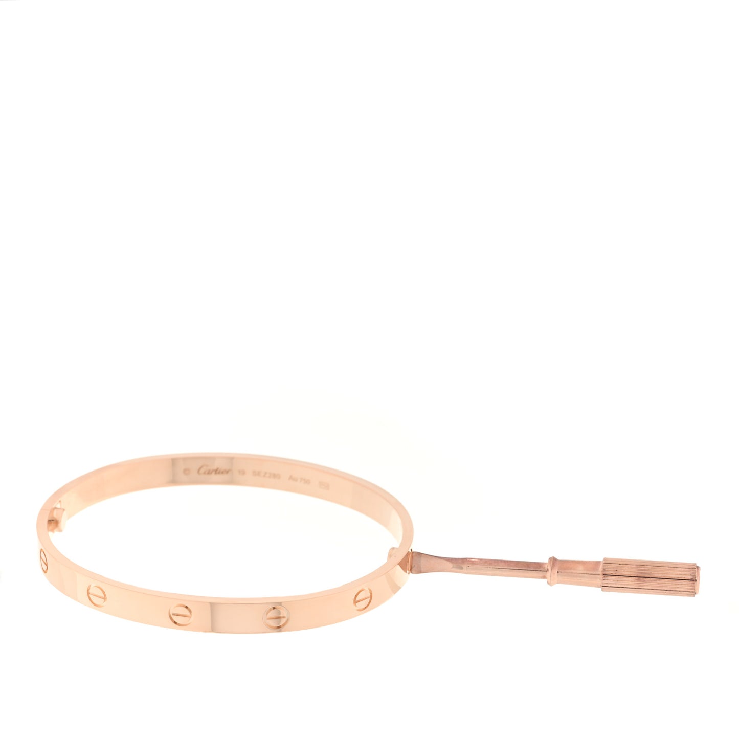 18K Pink Gold LOVE Bracelet 19